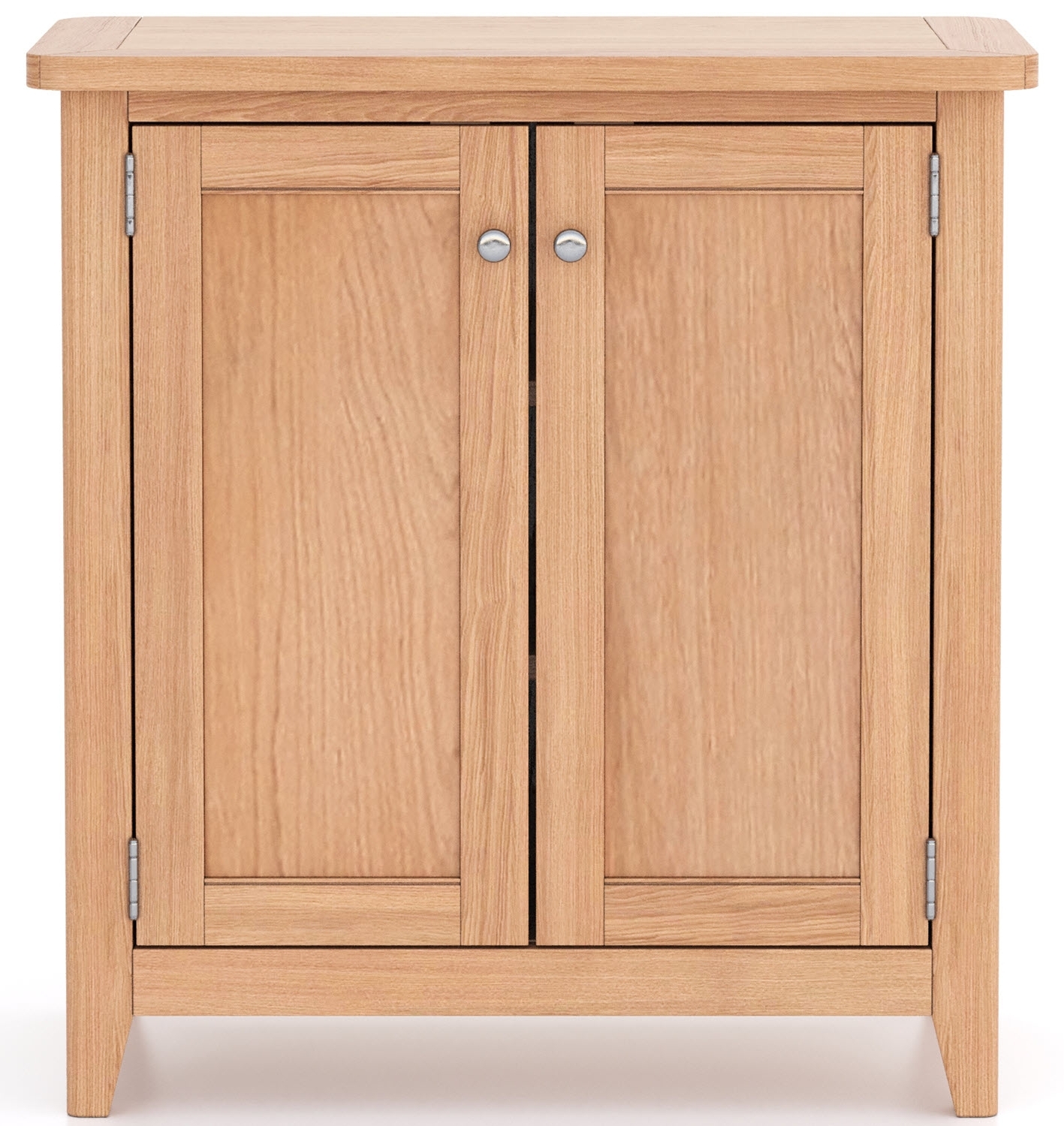 Arden Oak Compact 2 Door Storage Cabinet