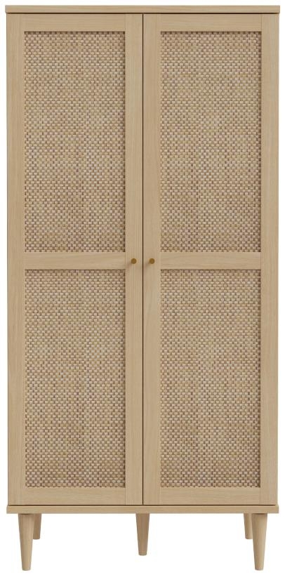Calasetta Rattan 2 Door Hall Cabinet