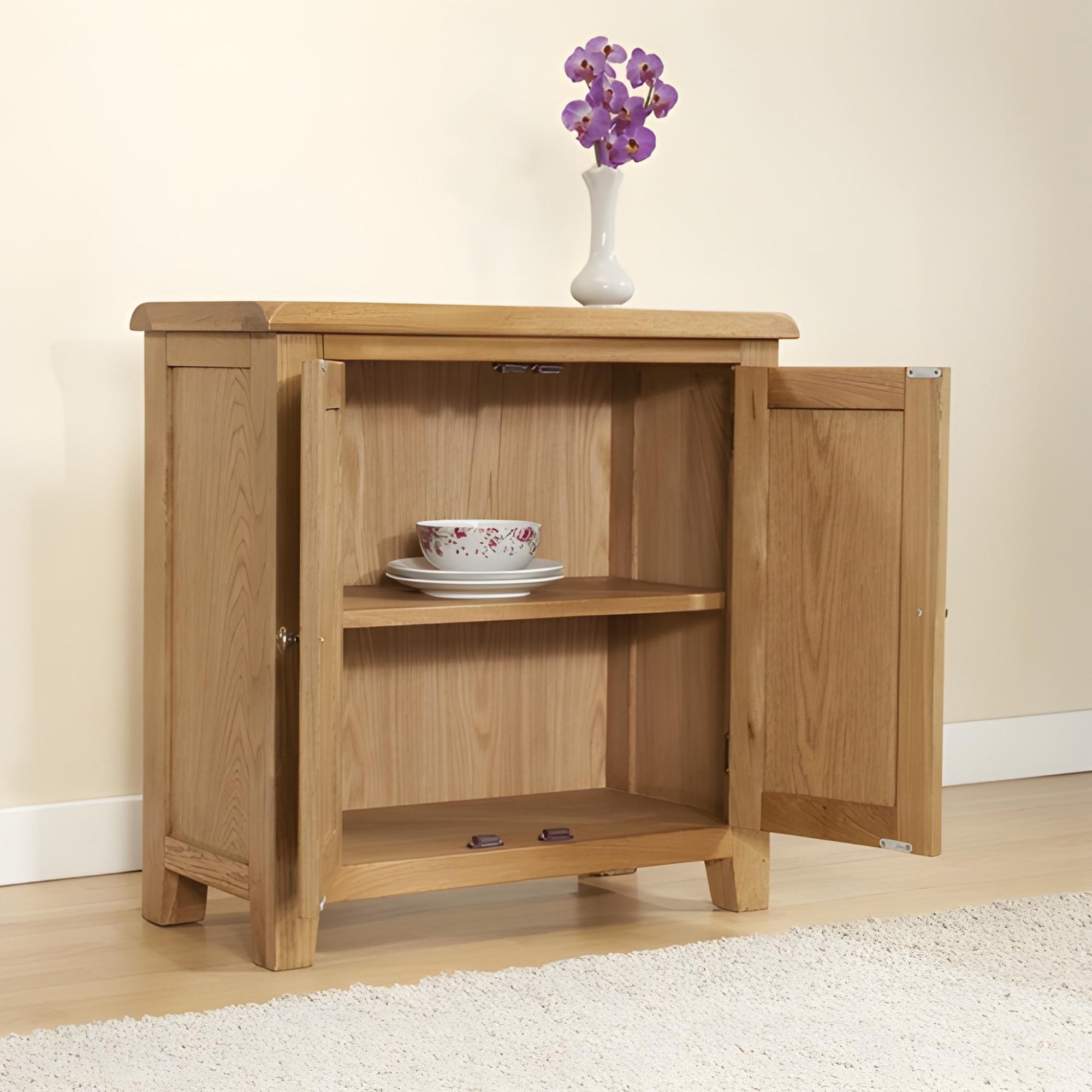 Dorset Hall Cabinet - 2 Door - Oak