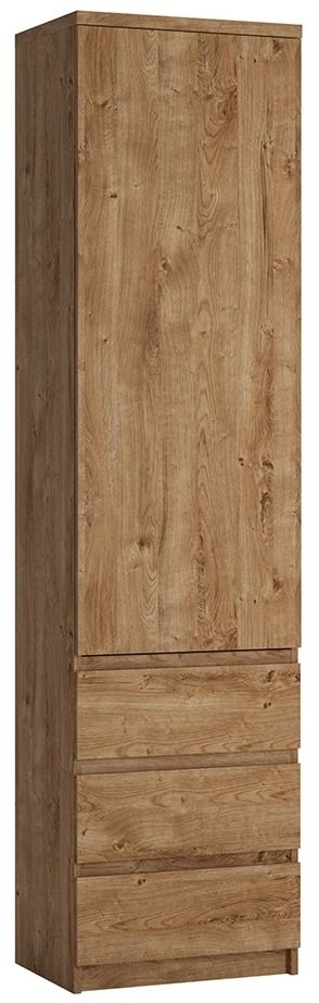 Fribo Oak Effect 1 Door Narrow Cabinet