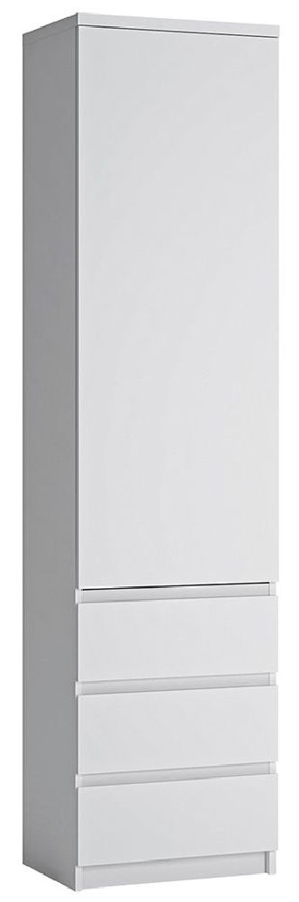 Fribo White 1 Door Narrow Cabinet