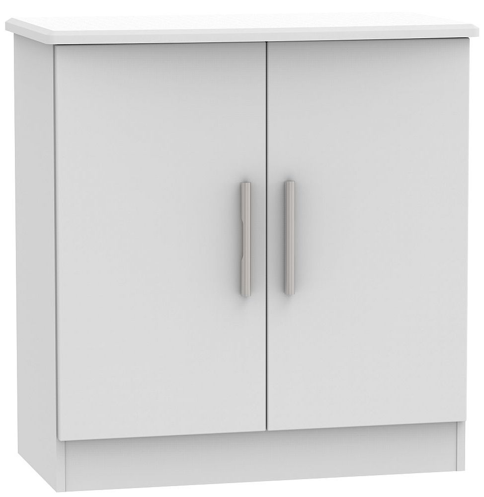 Knightsbridge Hall Cabinet - 2 Door - Grey