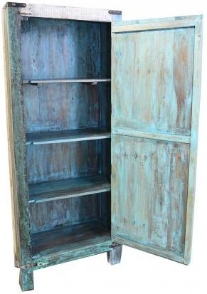 Kufri Hand Painted Vintage Circus Ad 1 Door Cabinet