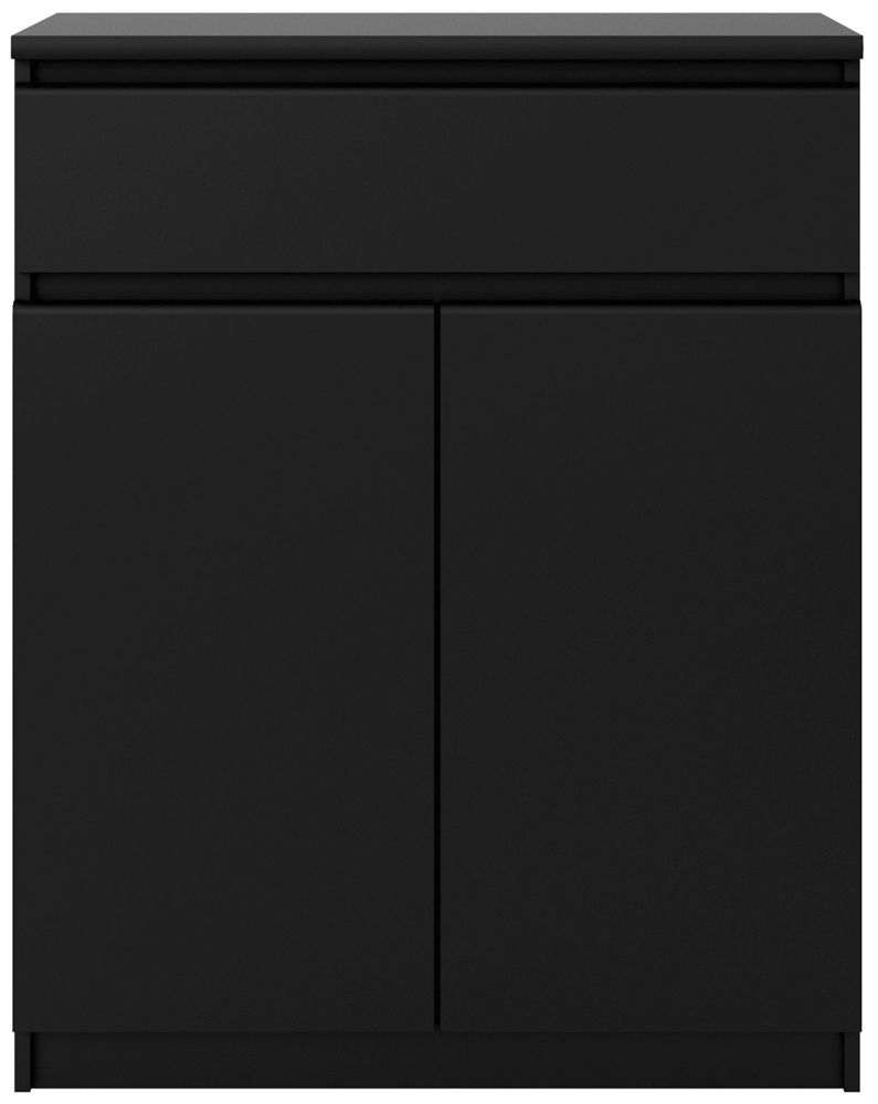 Naia Black 2 Door Cabinet