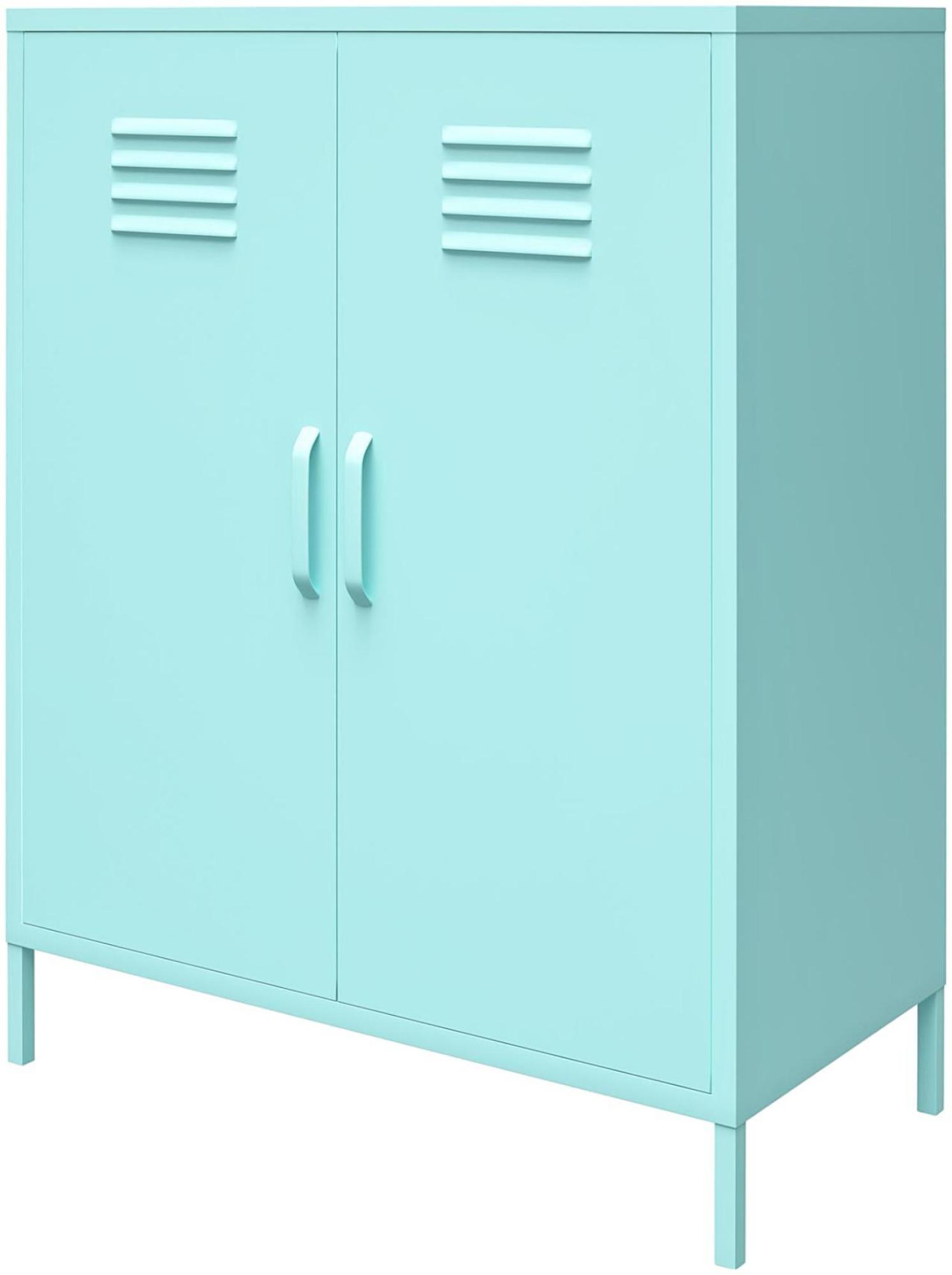 Novogratz Cache Locker Storage Cabinet - Mint - 2 Doors - 3384811COMNUK