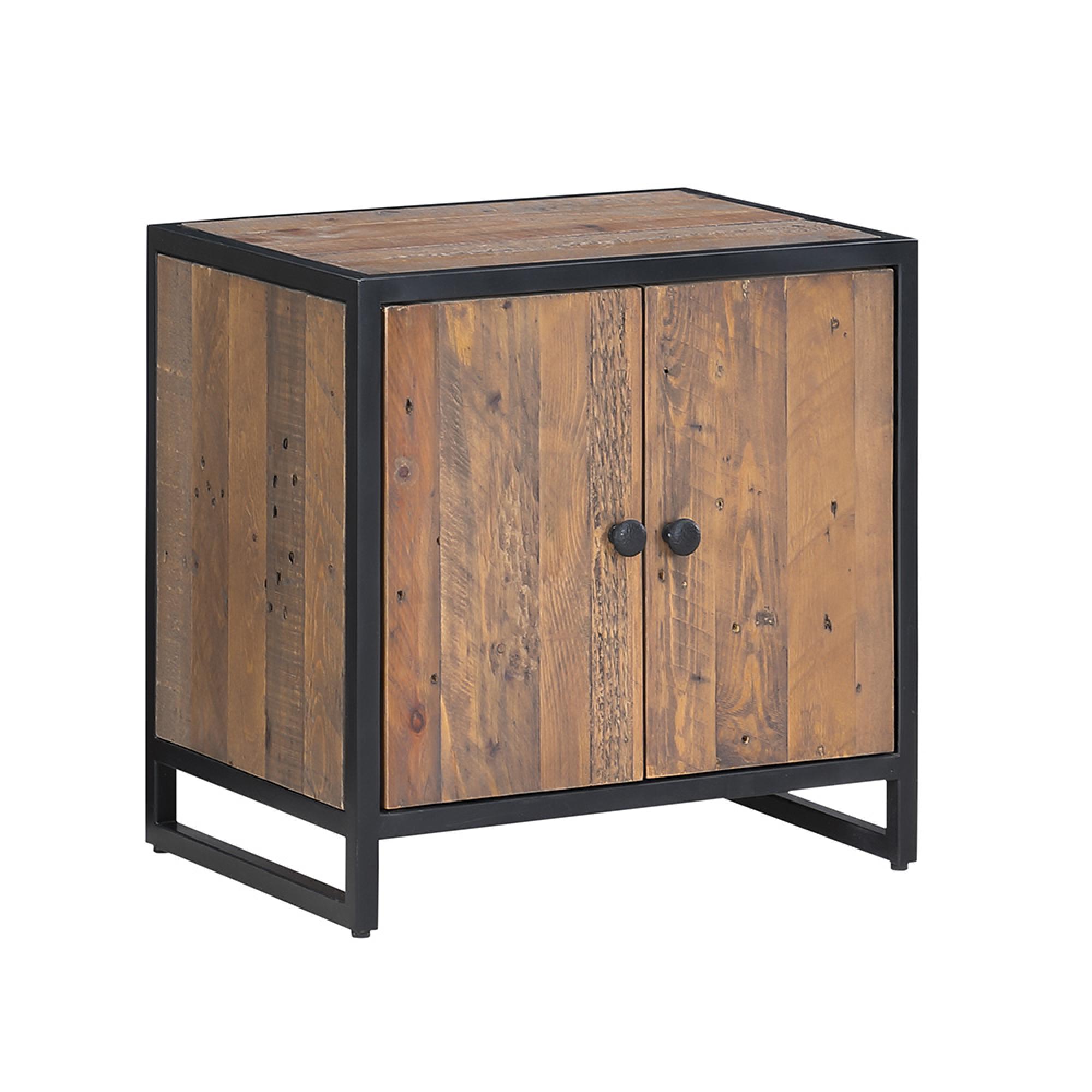 Ooki Modular Reclaimed Wood Low Cupboard - 2 Door