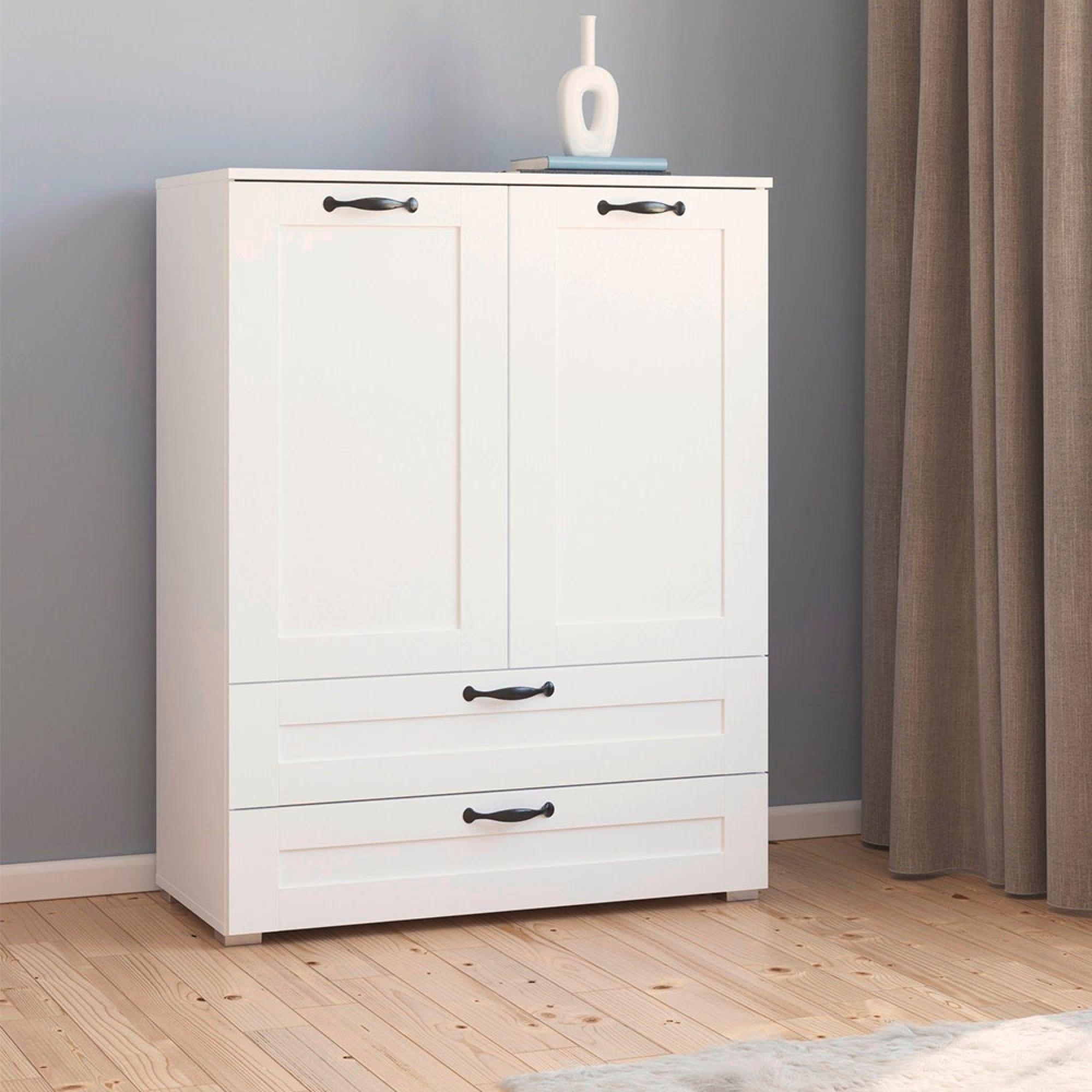 Rauch Cottage 2 Door Hall Cabinet - Alpine White