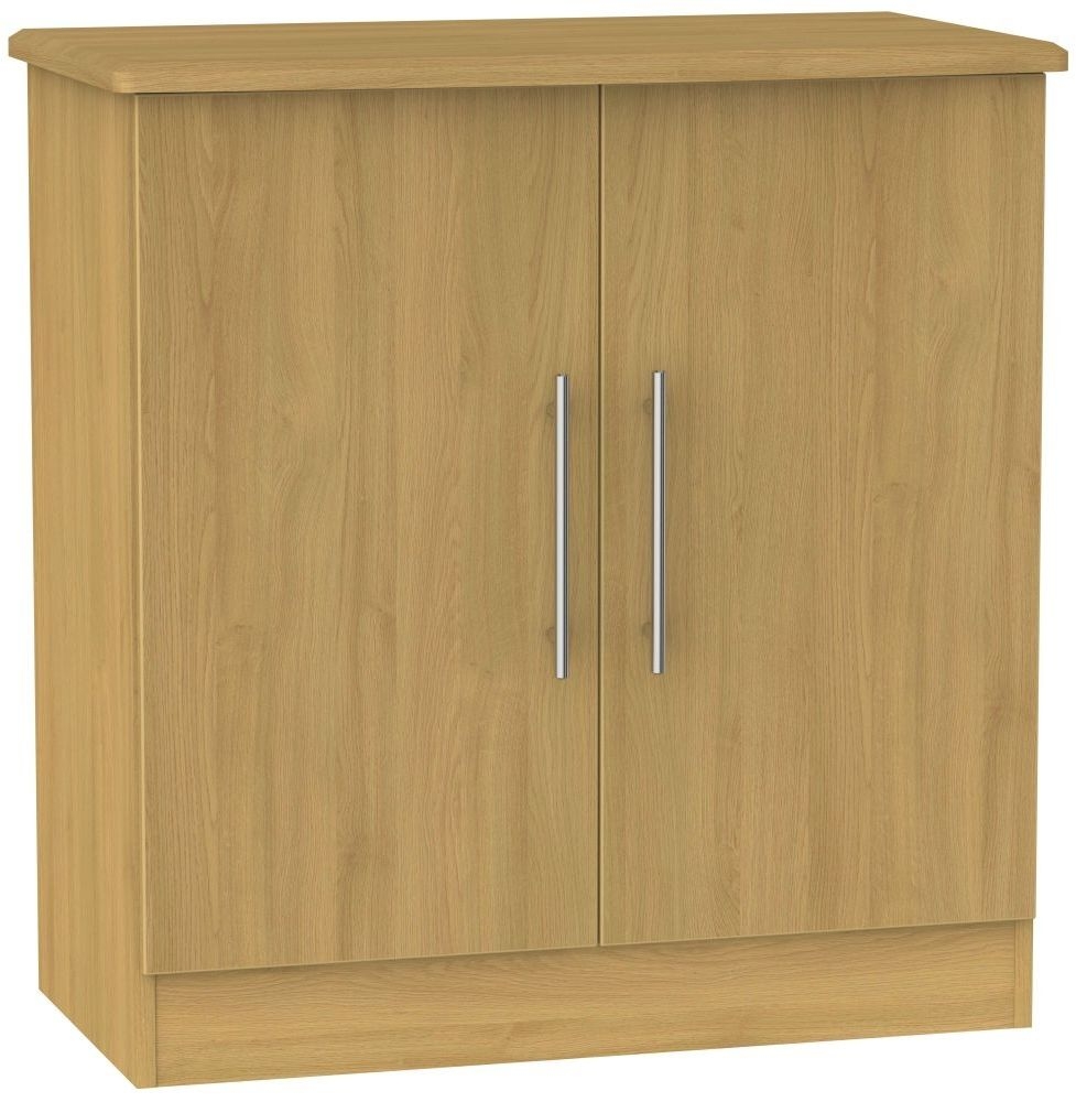 Sherwood Hall Cabinet - 2 Door - Oak