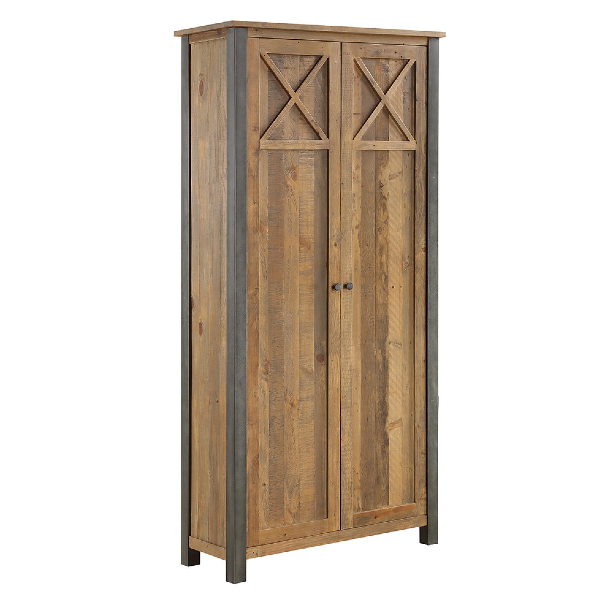 Urban Elegance Reclaimed Wood Storage Cabinet