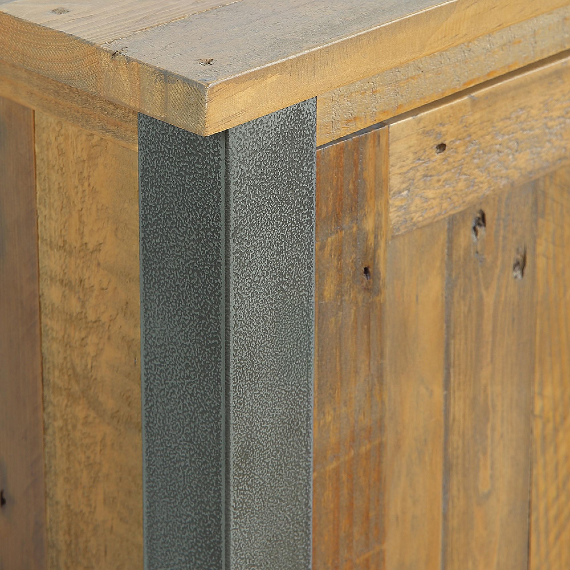 Urban Elegance Reclaimed Wood Storage Cabinet
