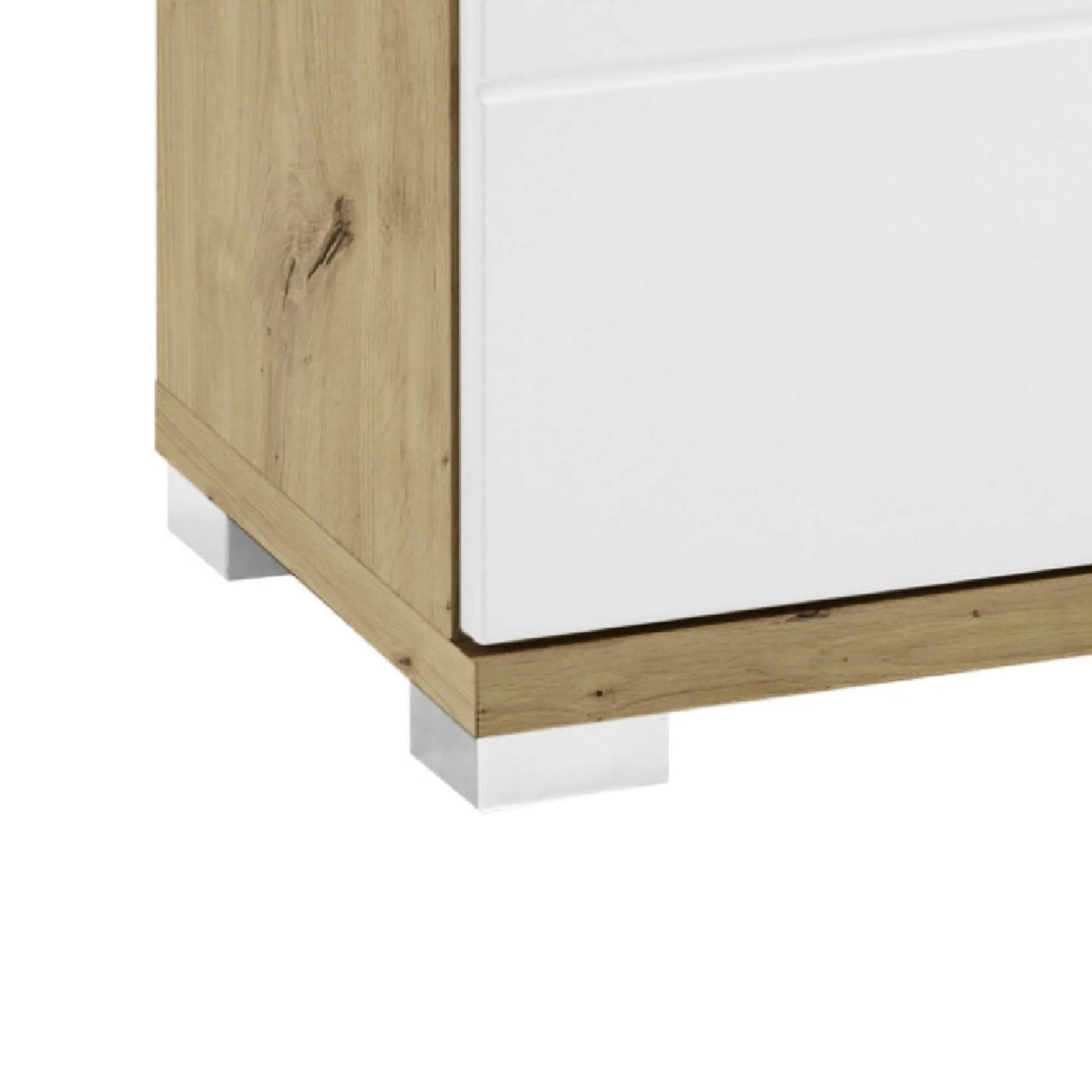 Pool White Gloss Storage Cabinet - 1 Door