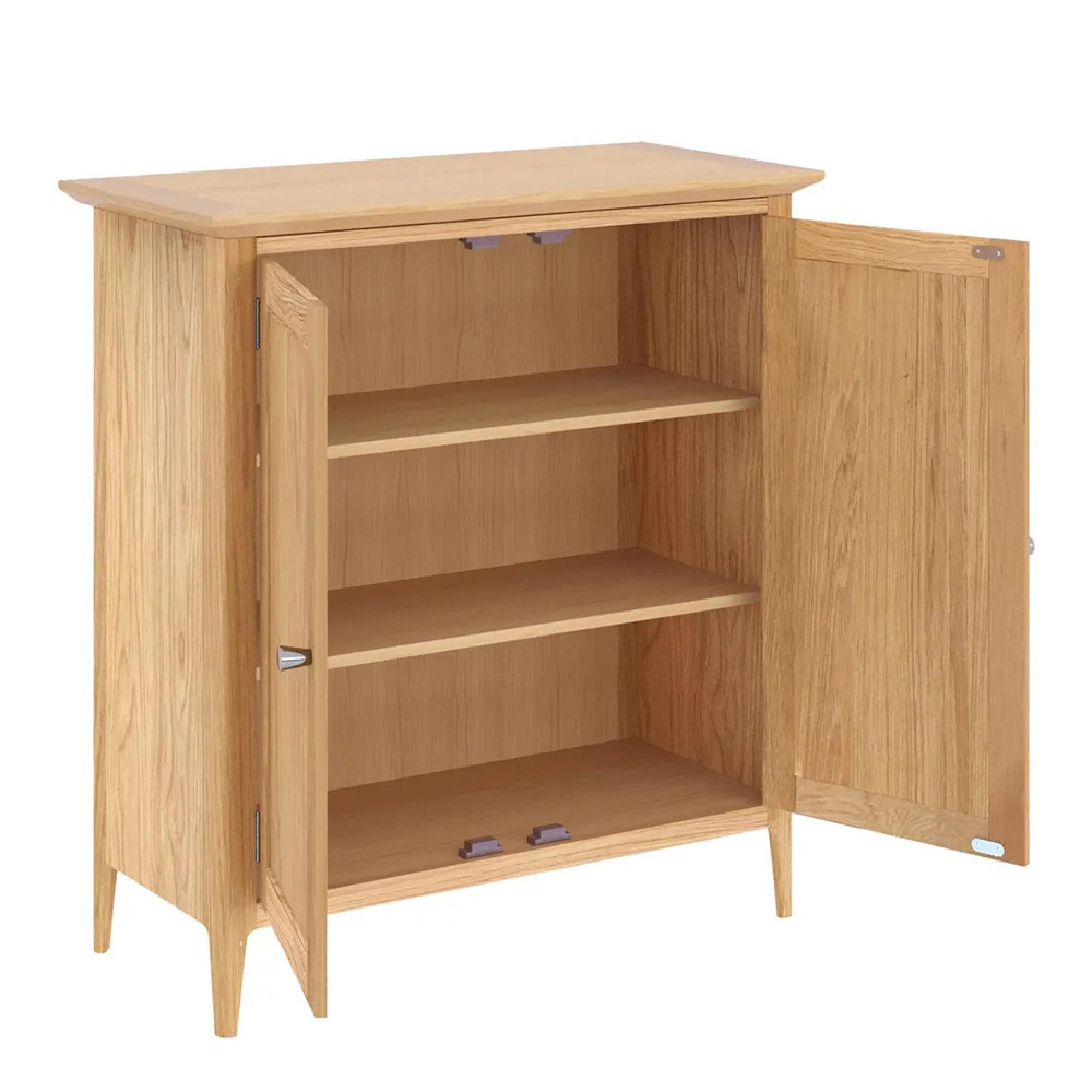 Selene Oak 2 Door Hall Cabinet
