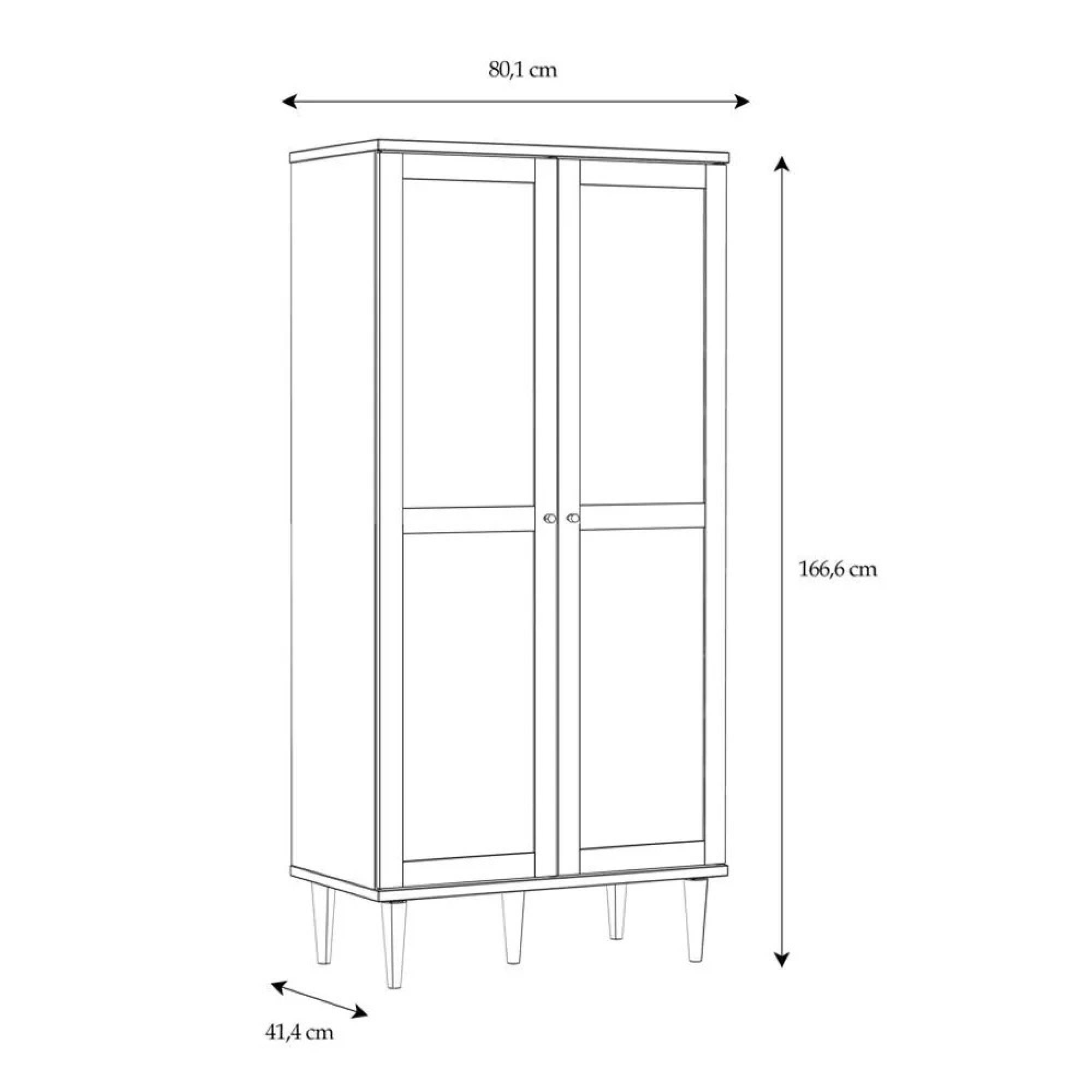 Calasetta Cabinet - 2 Door - Rattan