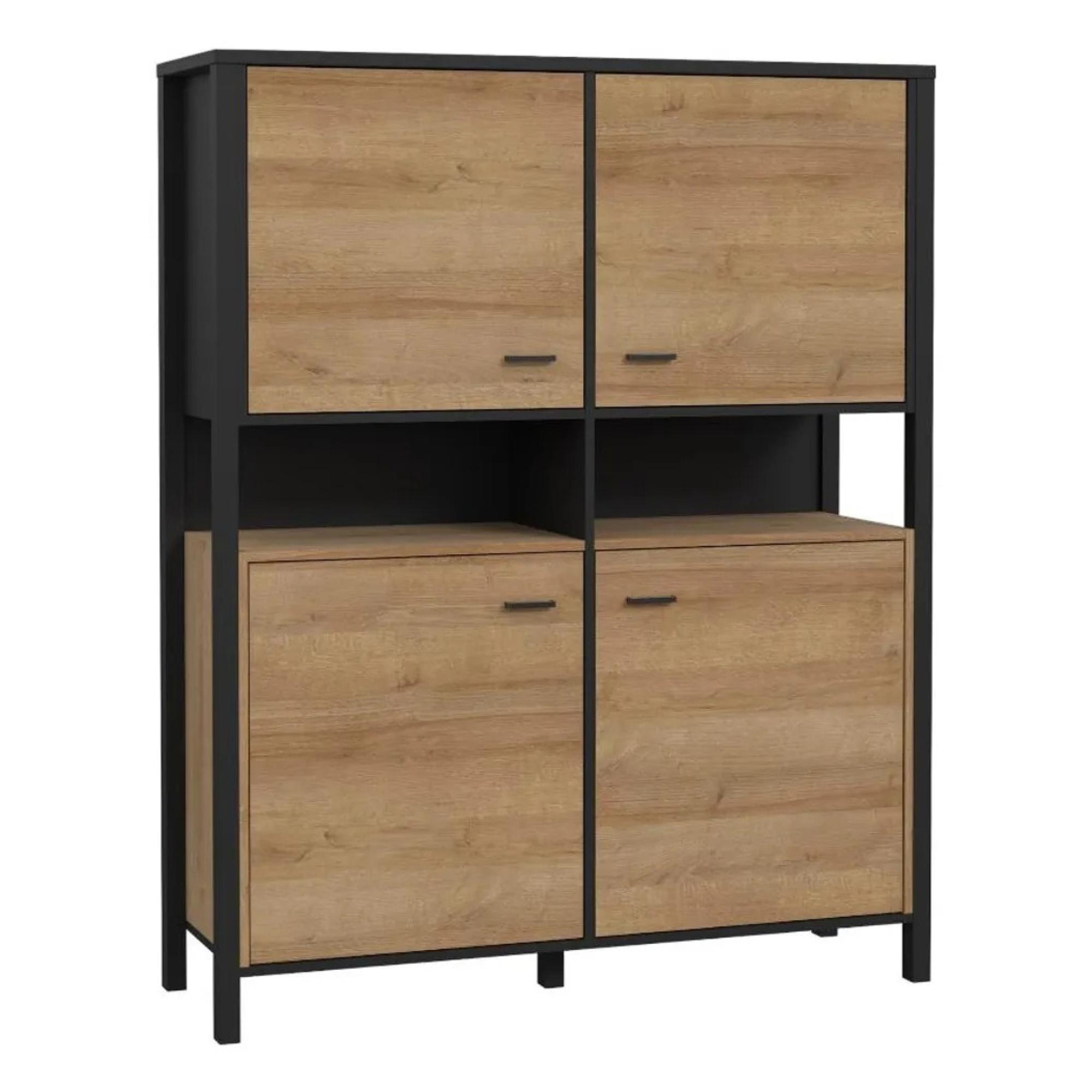 High Rock Cabinet - 4 Door - Oak