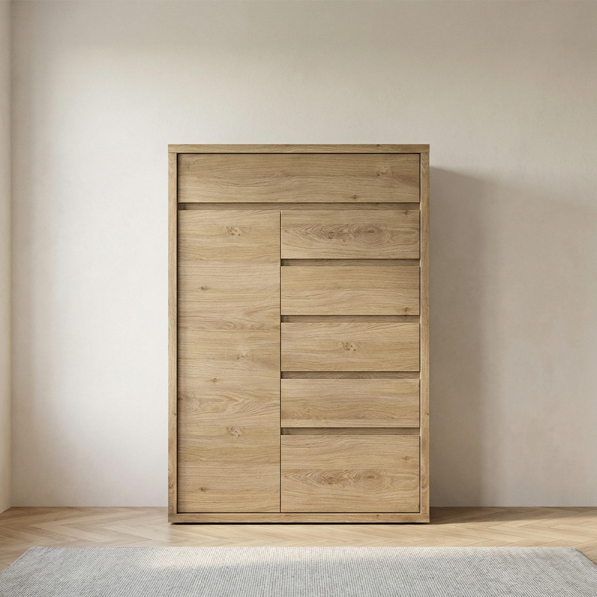Shetland Cabinet - 1 Door - Oak