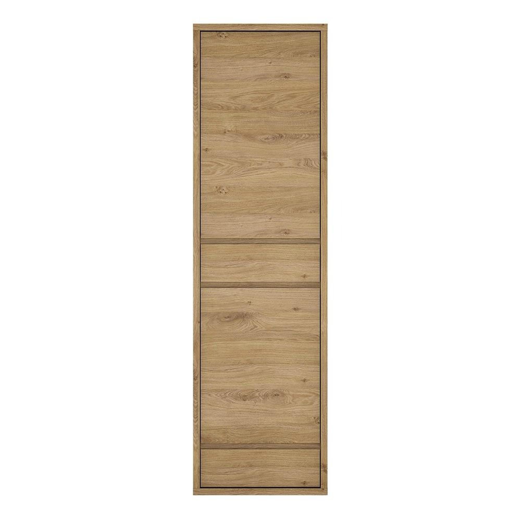 Shetland Display Cabinet - 2 Door - 2 Drawer - Narrow - Oak