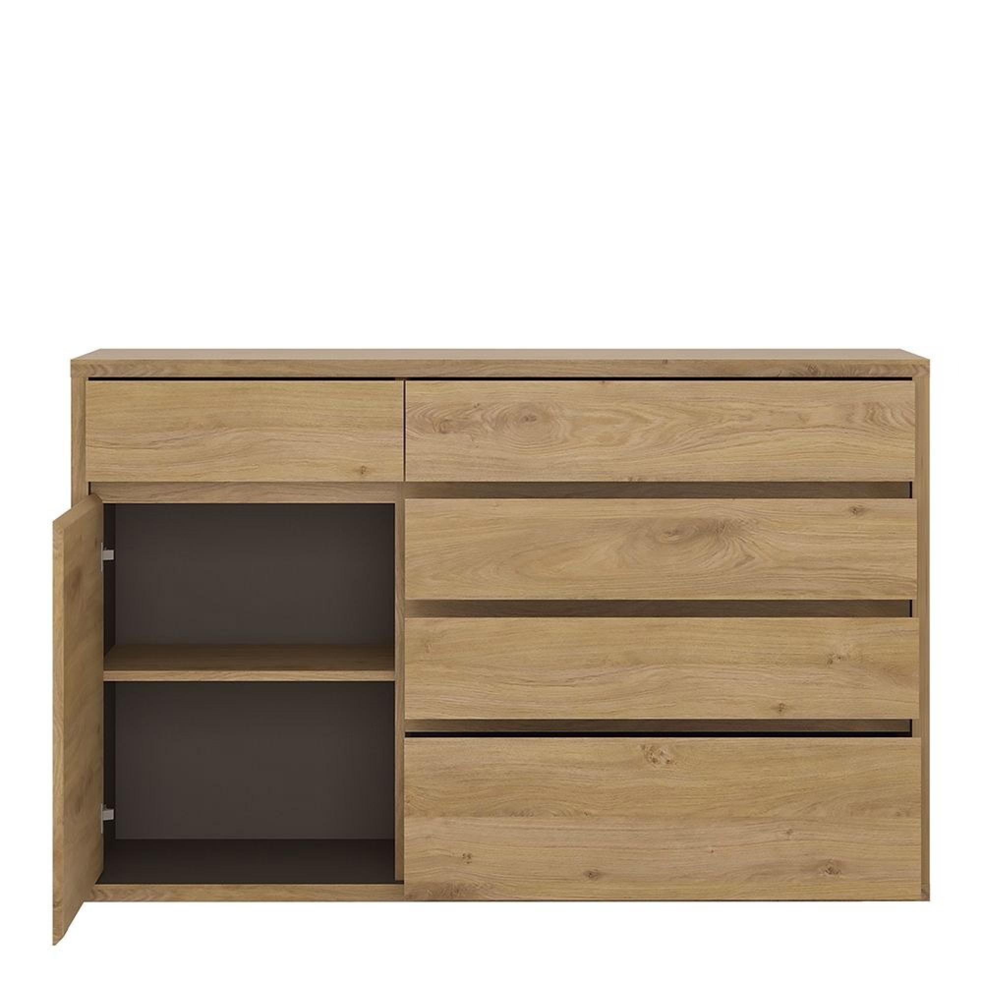 Shetland Cabinet - 1 Door - Wide - Oak