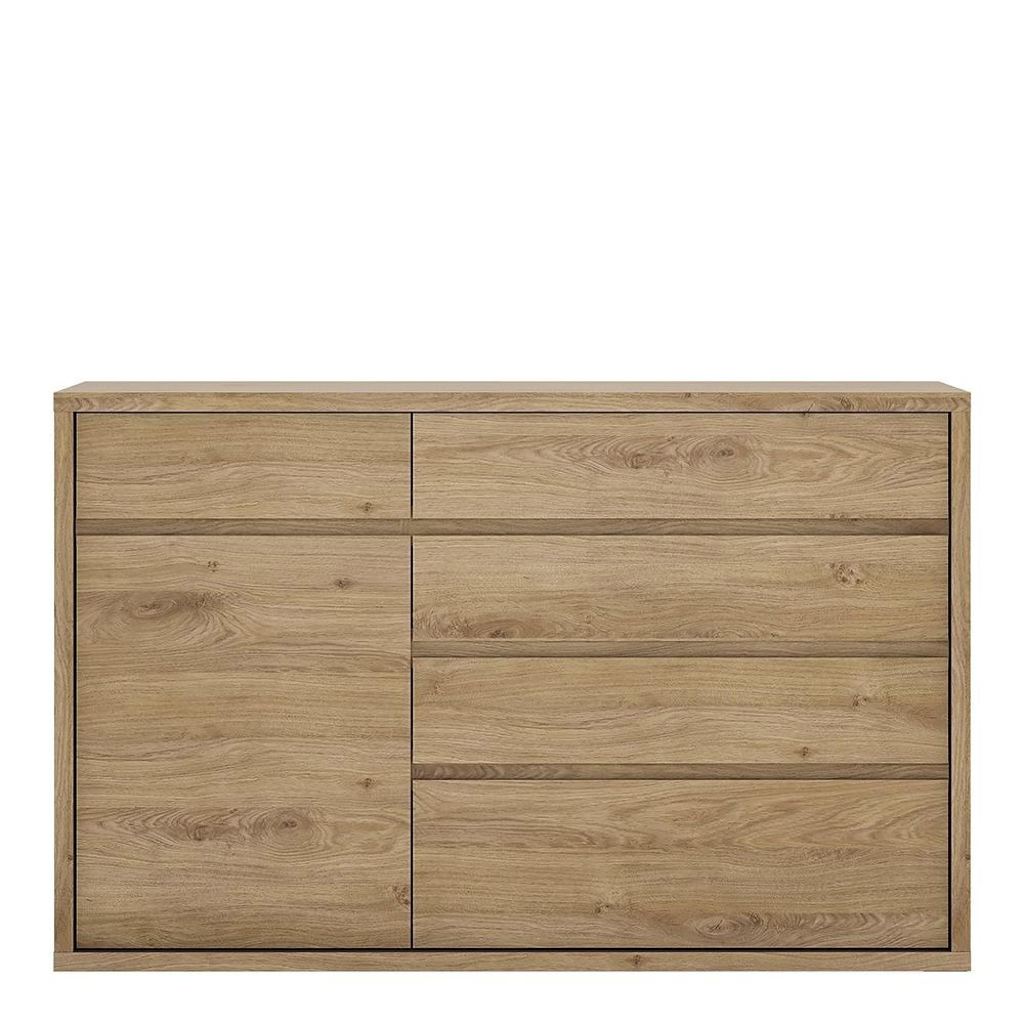 Shetland Cabinet - 1 Door - Wide - Oak