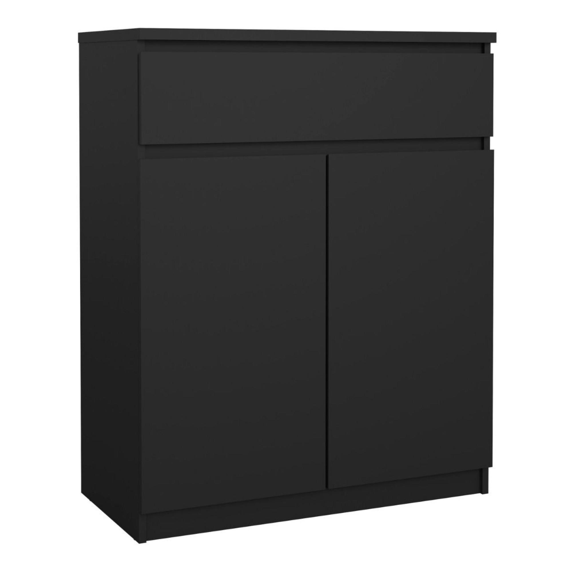 Naia Cabinet - 2 Door - Black