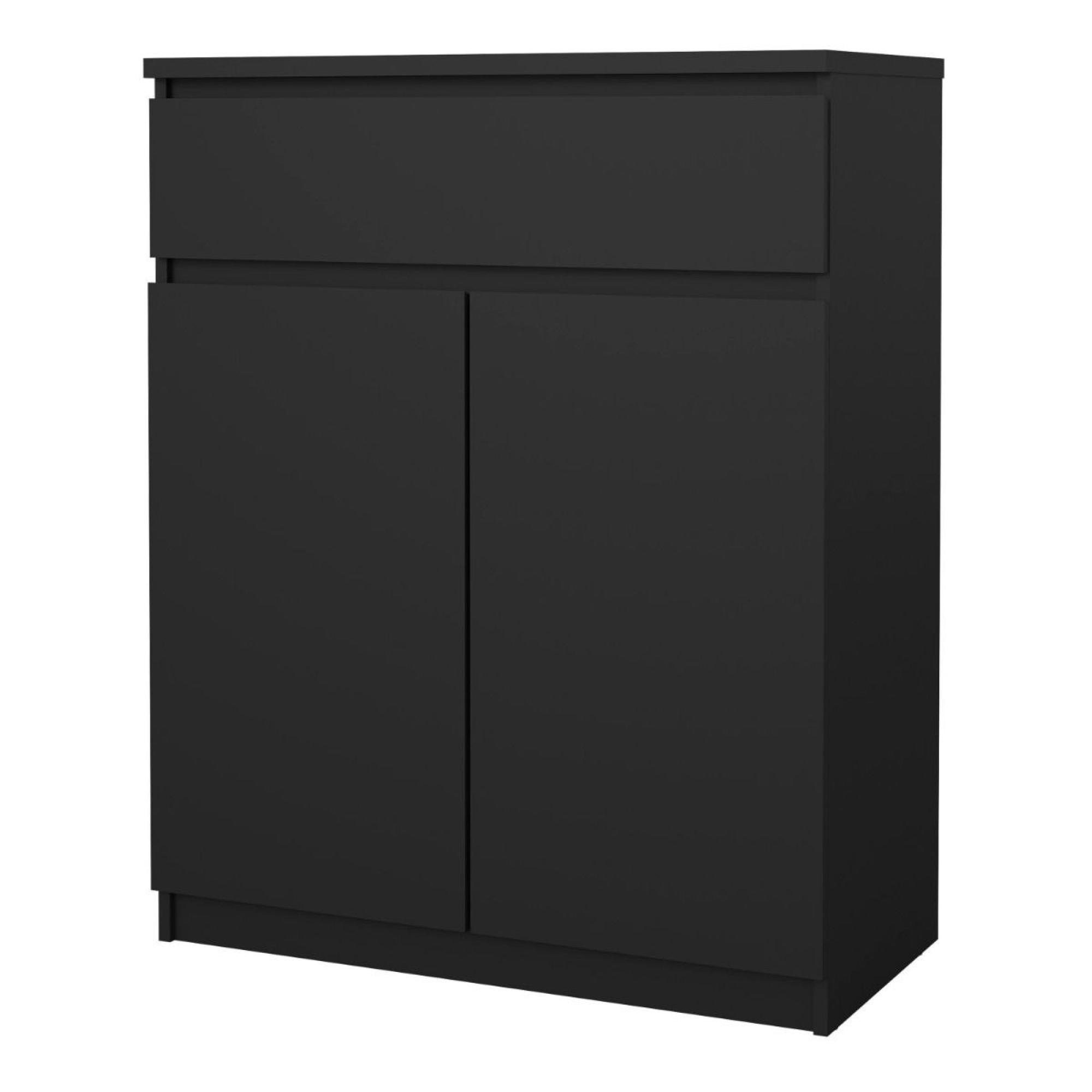 Naia Cabinet - 2 Door - Black