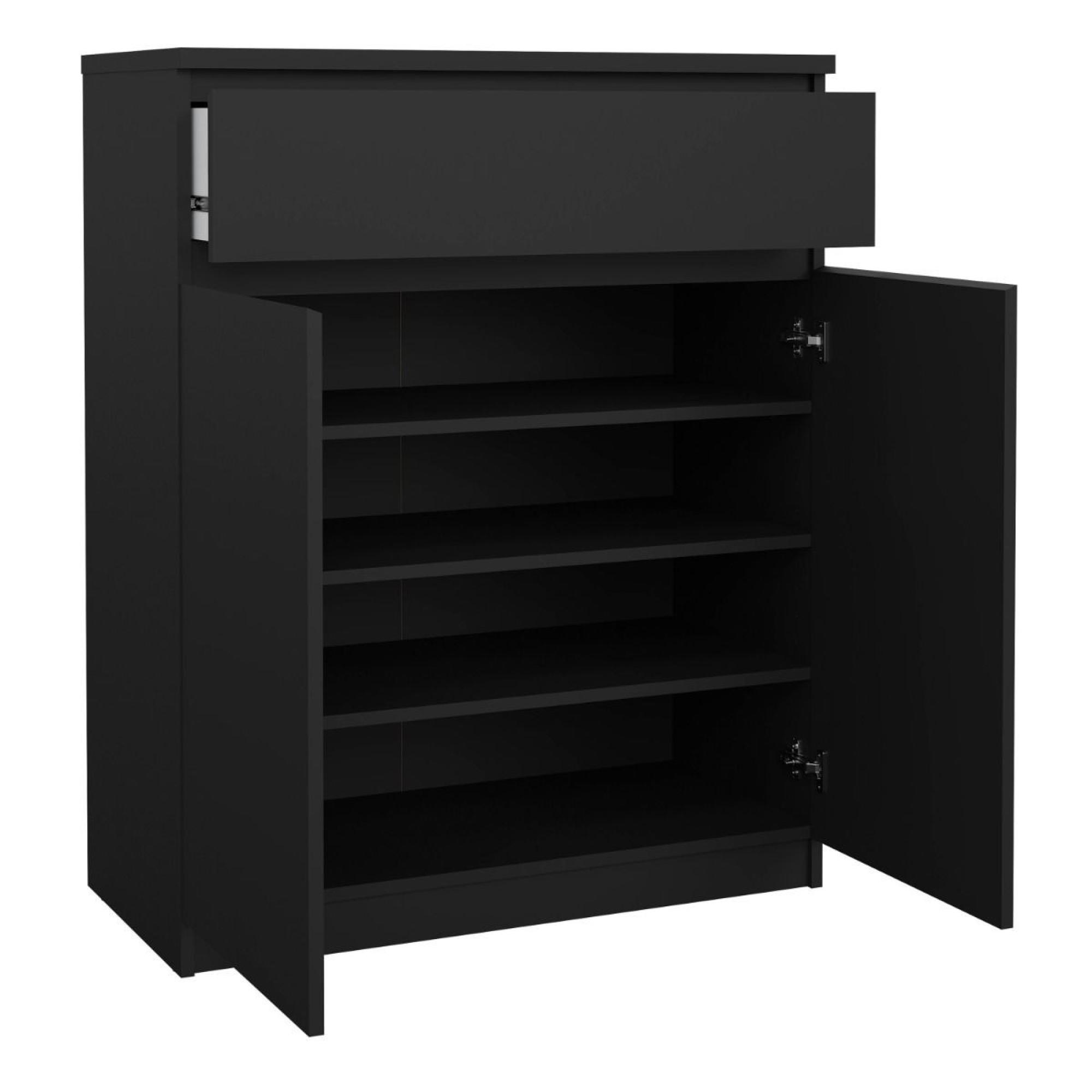 Naia Cabinet - 2 Door - Black