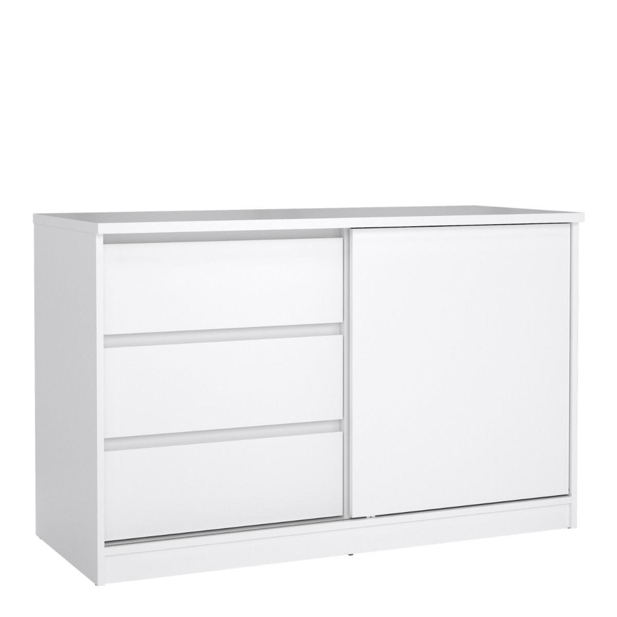 Naia Cabinet - Sliding Door - White Gloss