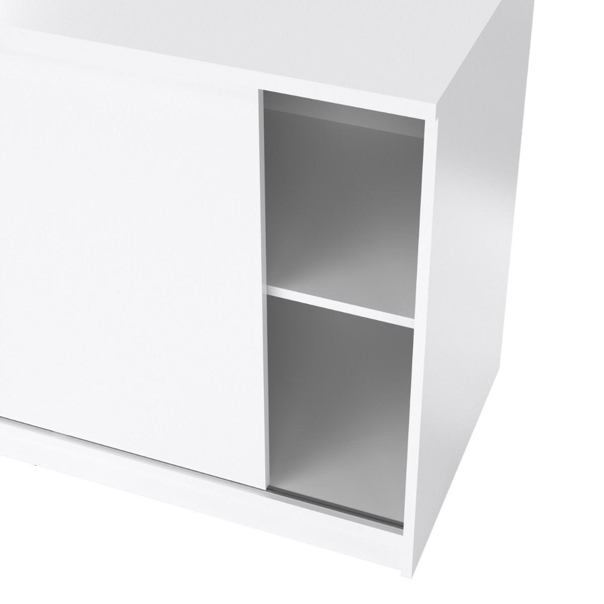 Naia Cabinet - Sliding Door - White Gloss