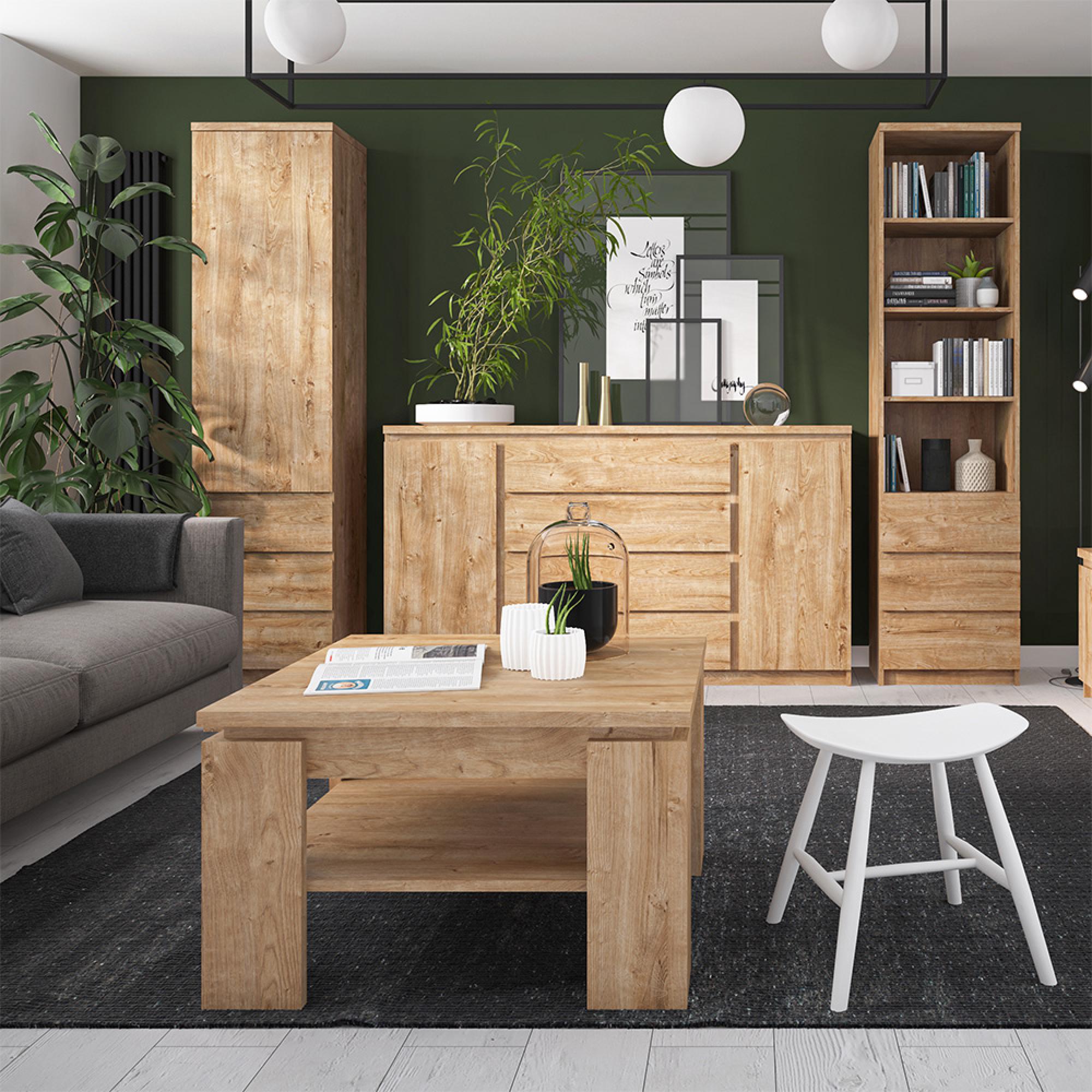 Fribo Cabinet - 1 Door - Narrow - Oak
