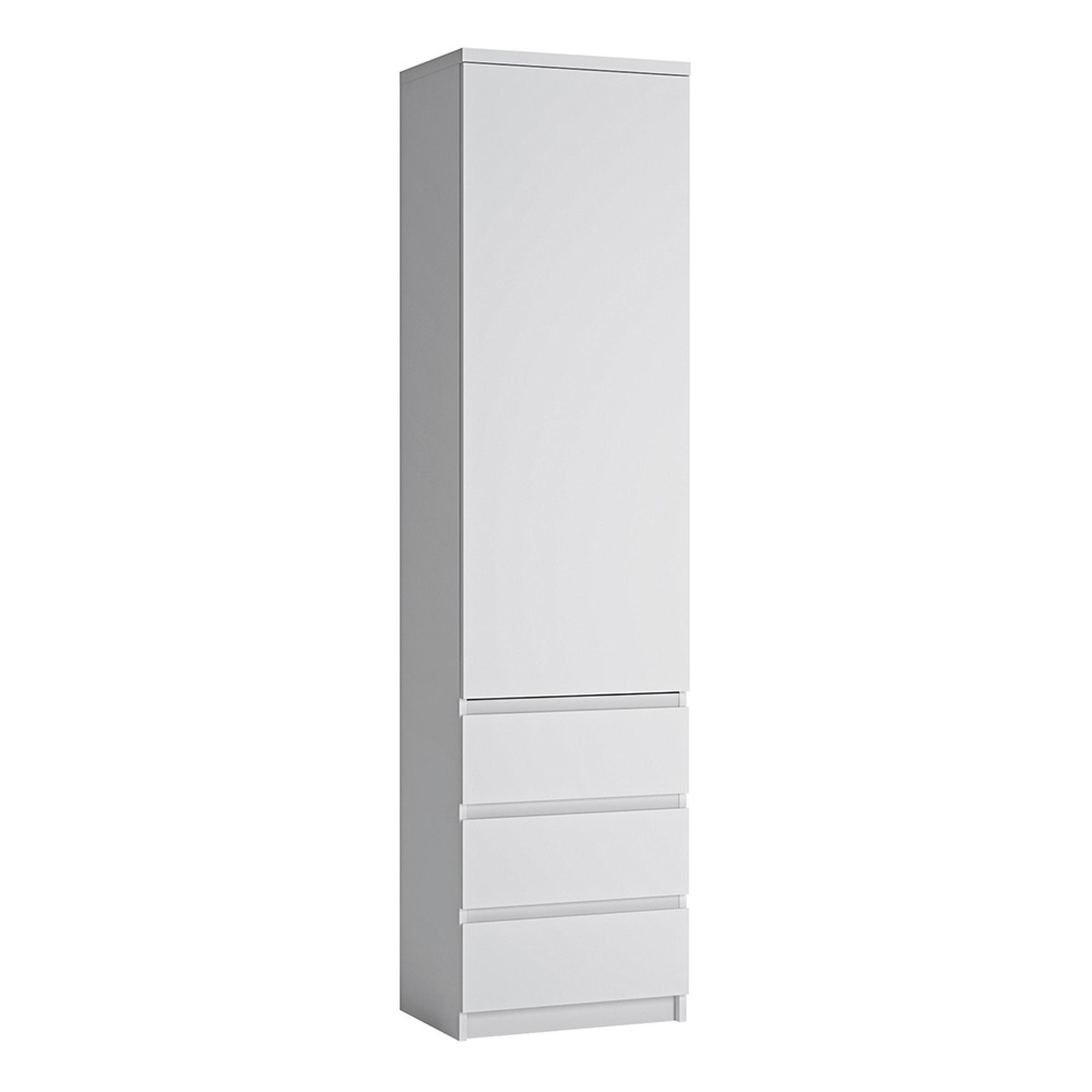Fribo Cabinet - 1 Door - Narrow - White