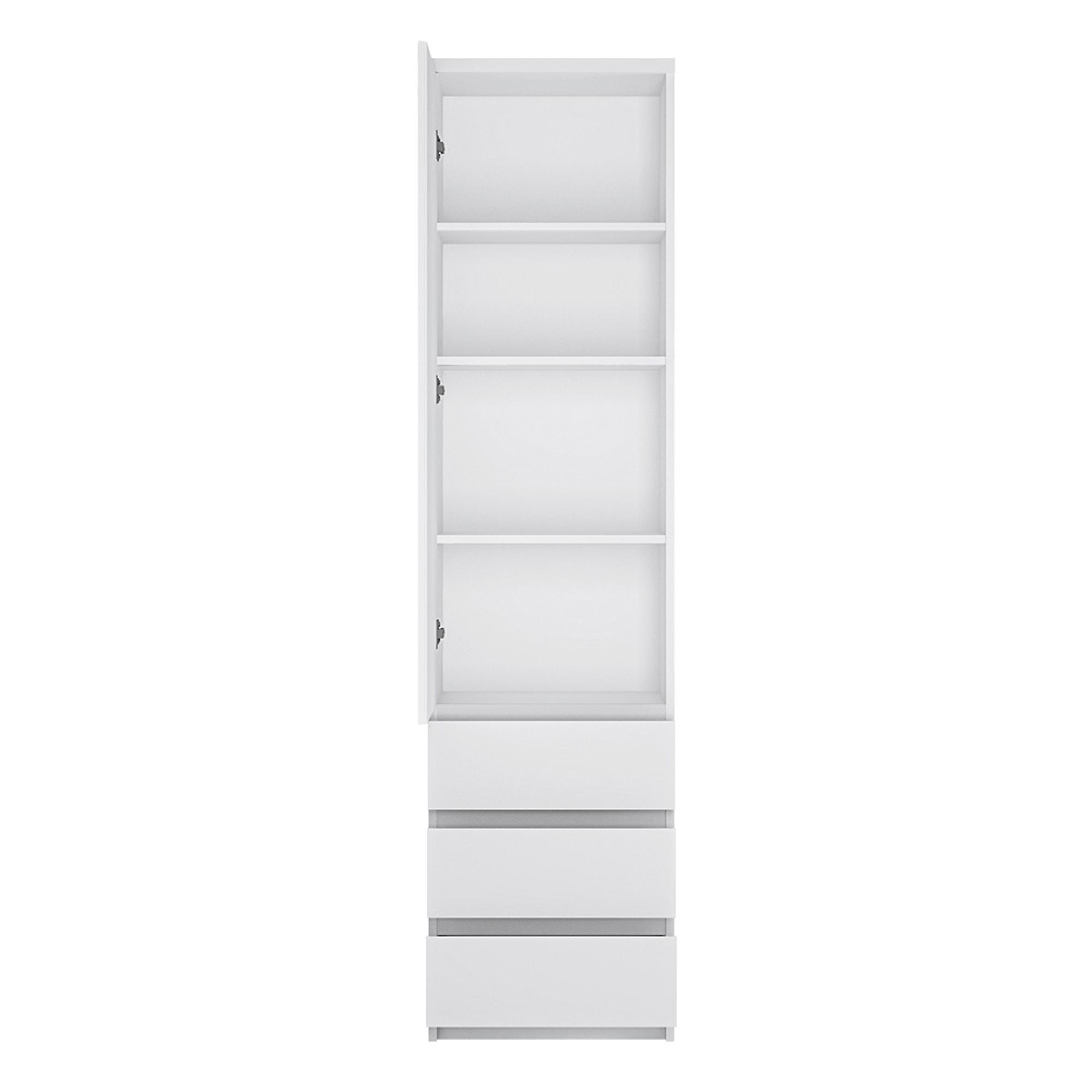 Fribo Cabinet - 1 Door - Narrow - White