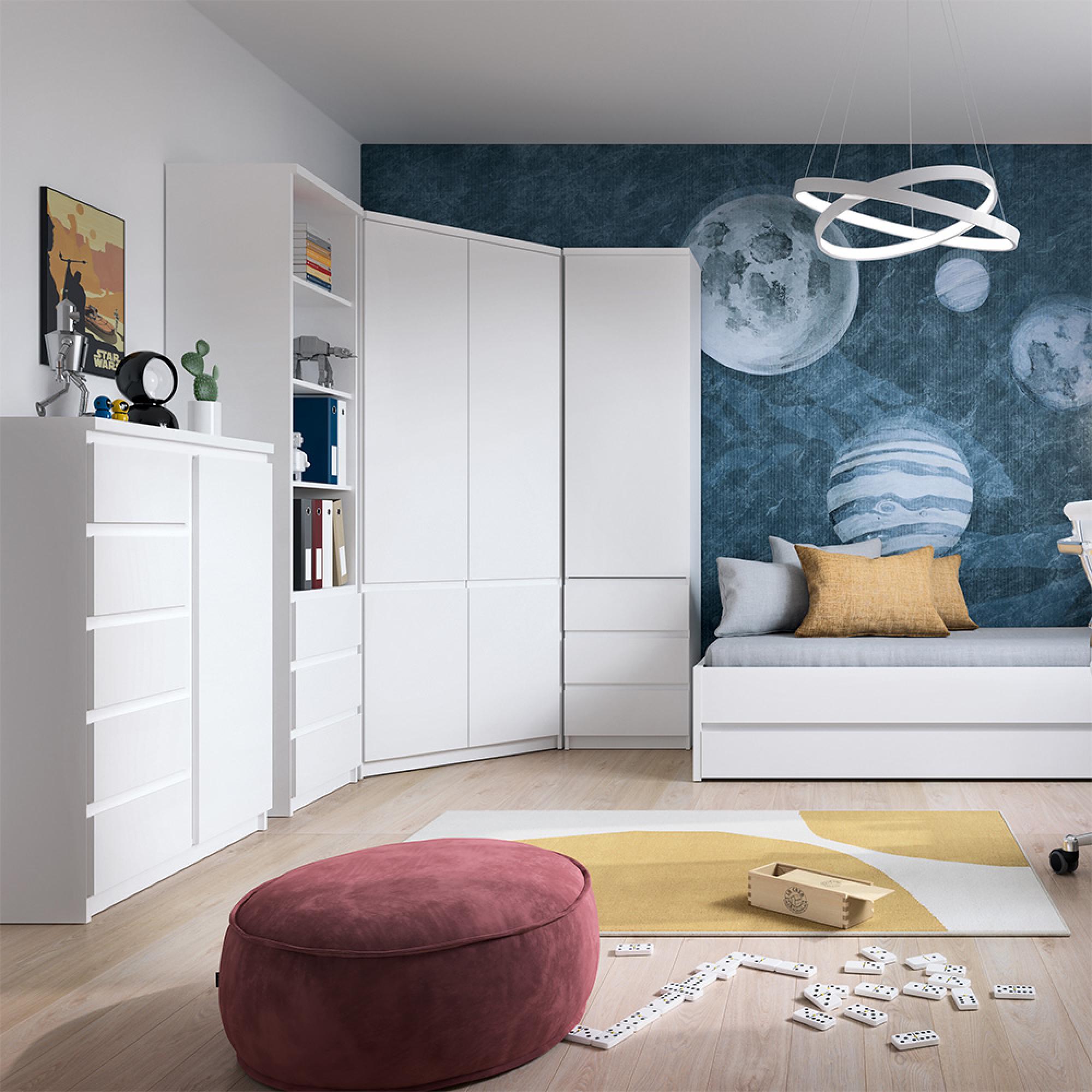 Fribo Cabinet - 1 Door - Narrow - White