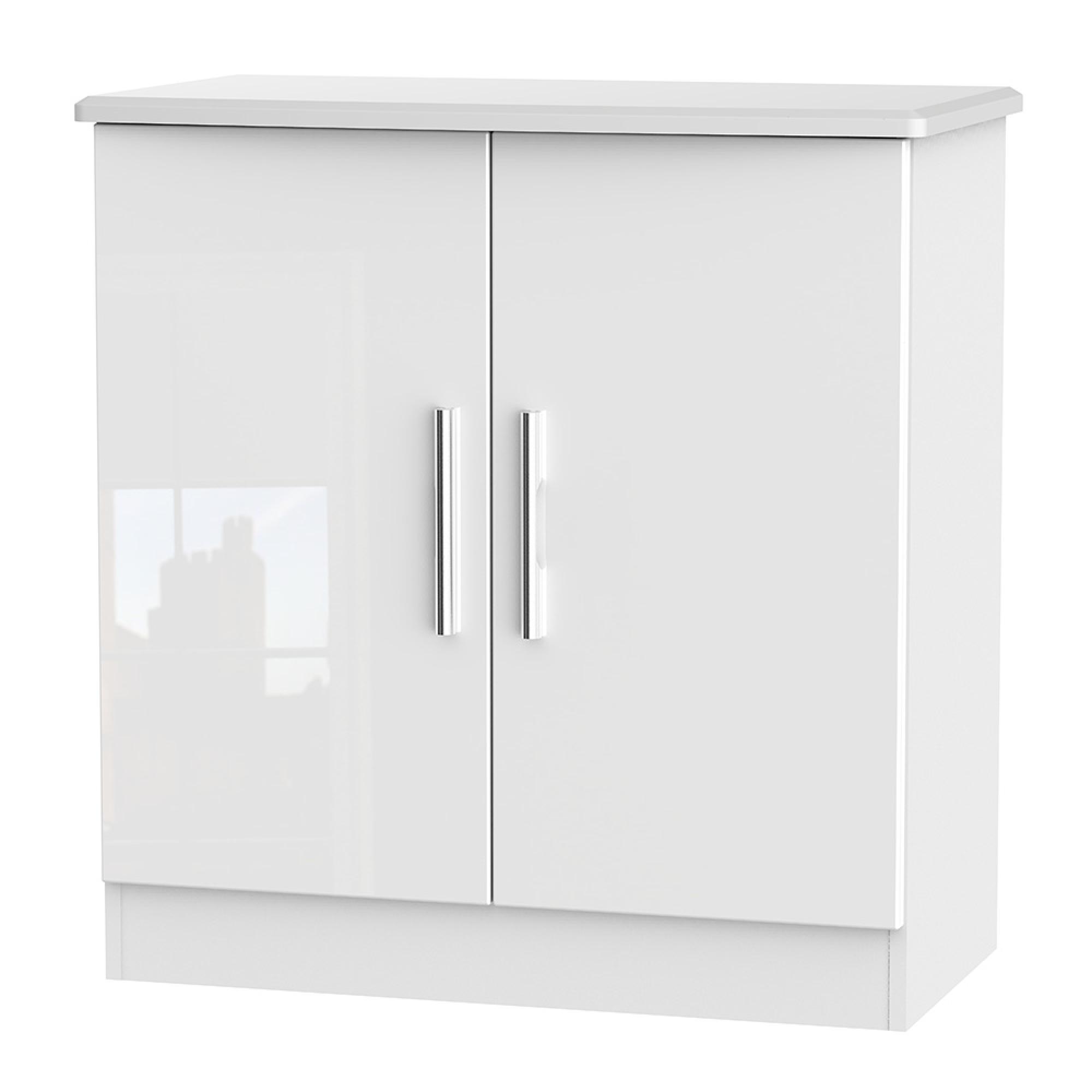 Knightsbridge Cabinet - 2 Door - Hall - White Gloss