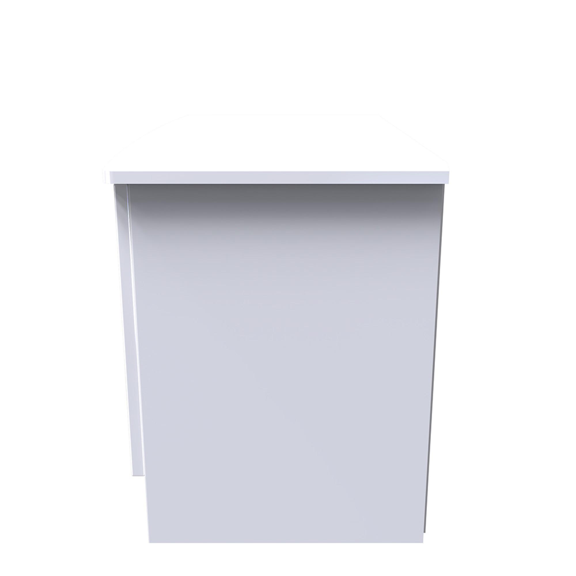 Knightsbridge Cabinet - 2 Door - Low - White Gloss