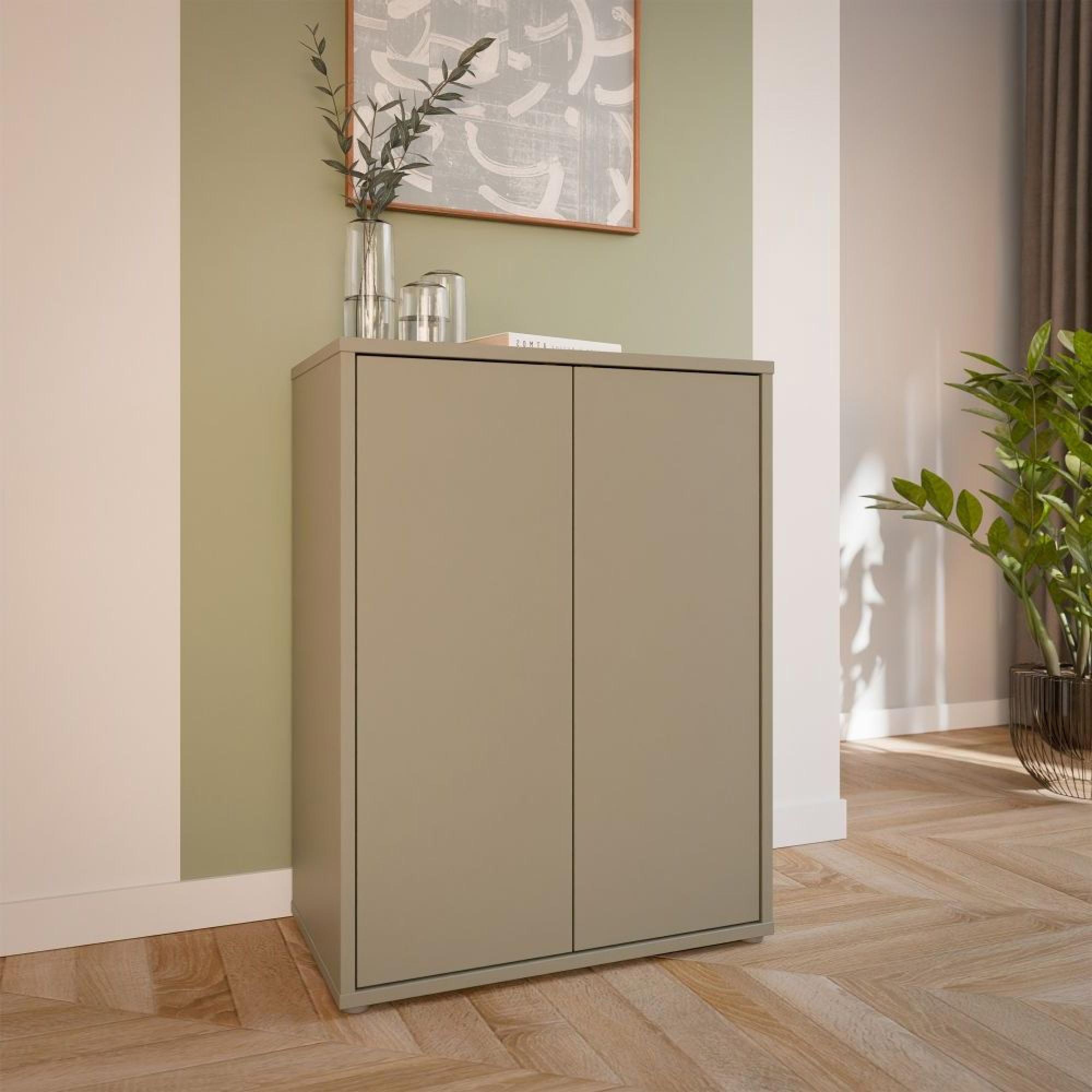 Alice Springs Cupboard - 2 Door - Taupe