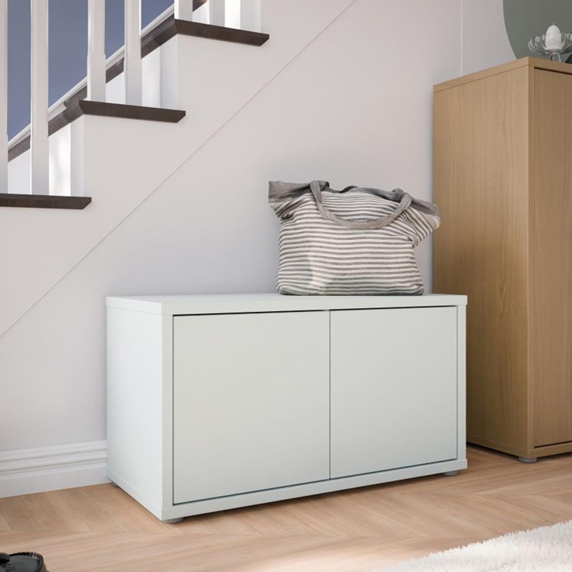 Alice Springs Storage Cabinet - 2 Door - Light Grey