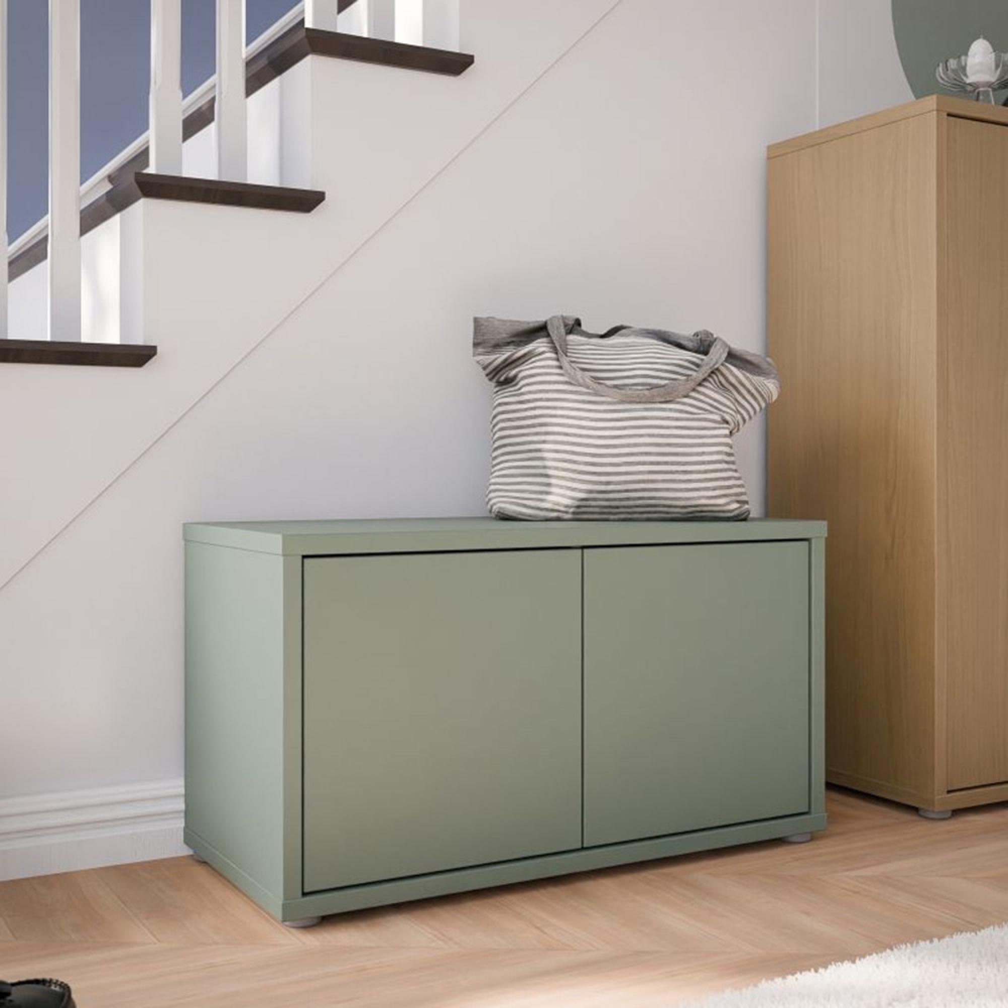 Alice Springs Storage Cabinet - 2 Door - Sage Green
