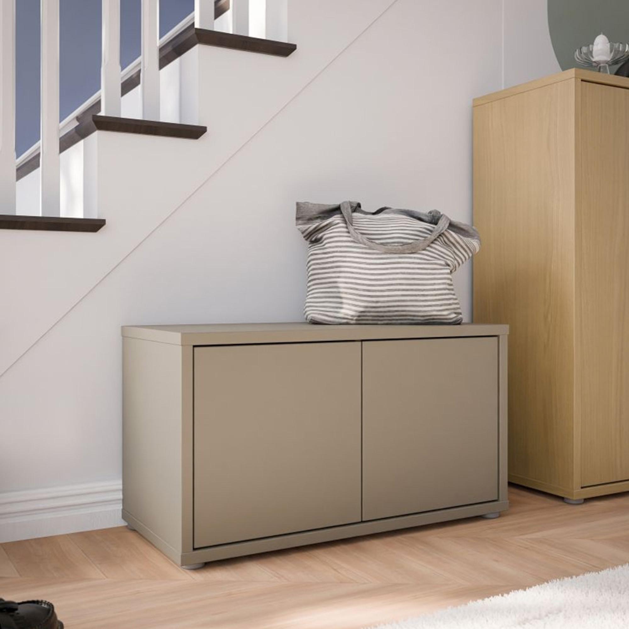 Alice Springs Storage Cabinet - 2 Door - Taupe