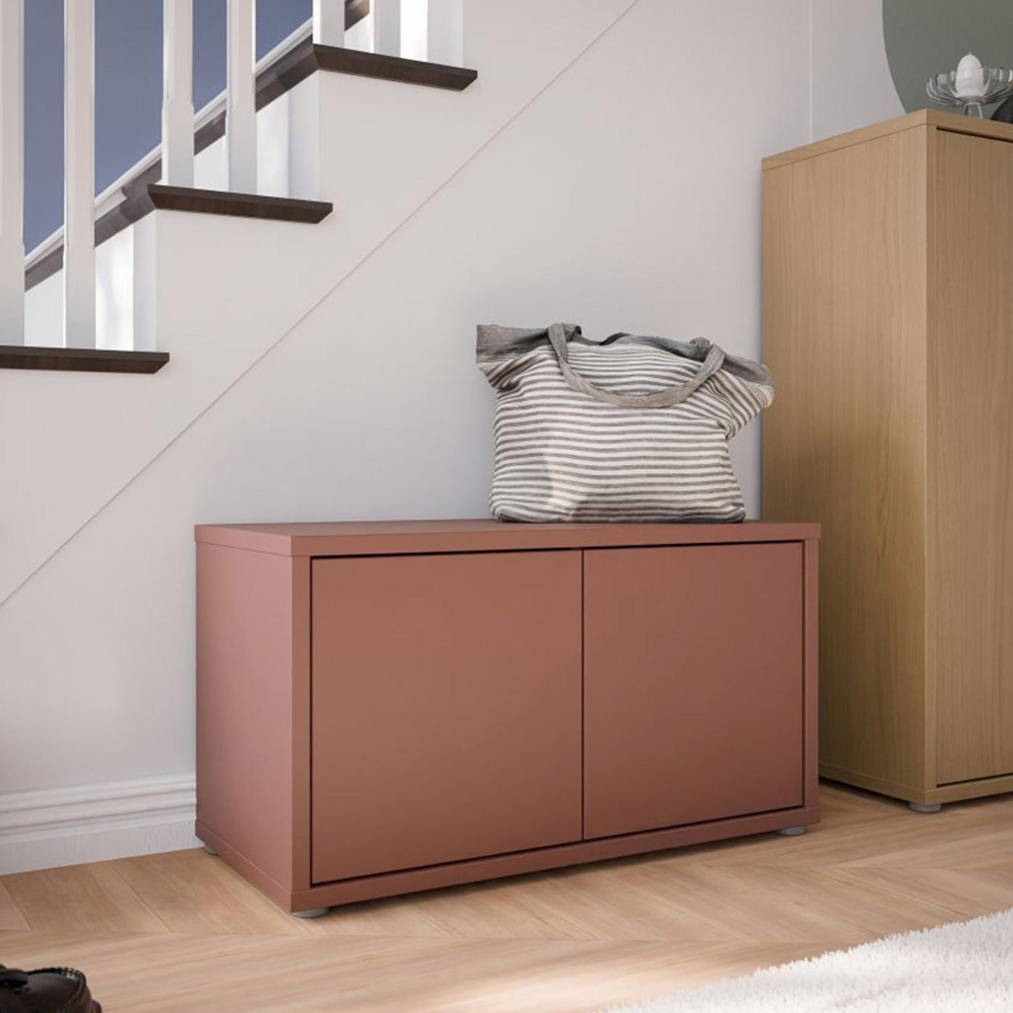 Alice Springs Storage Cabinet - 2 Door - Terracotta