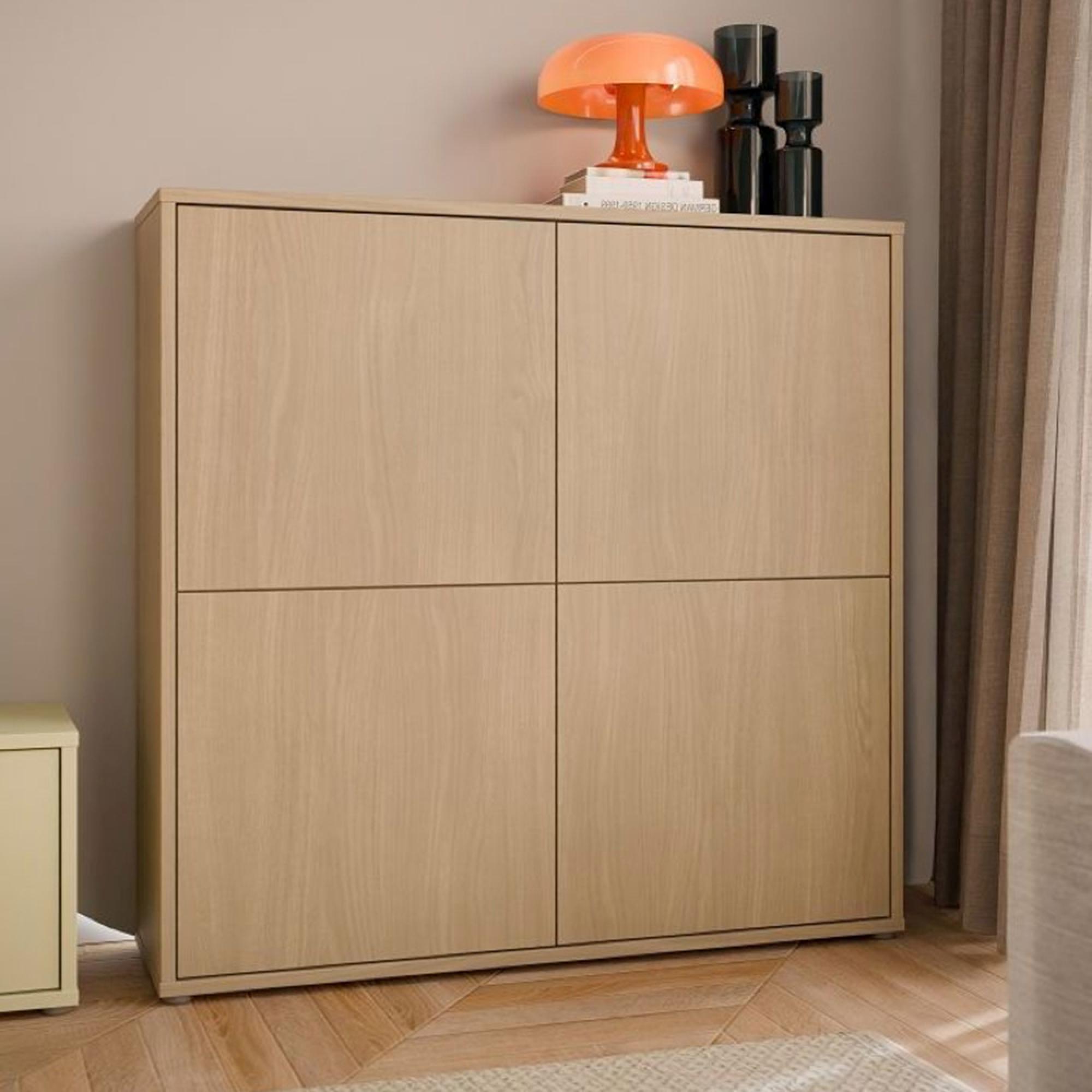 Alice Springs Storage Cabinet - 4 Door - Large - Elegancia Oak