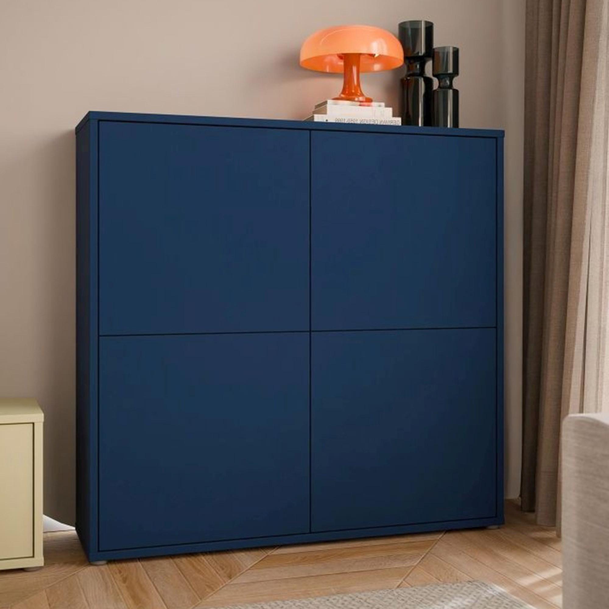 Alice Springs Storage Cabinet - 4 Door - Large - Night Blue