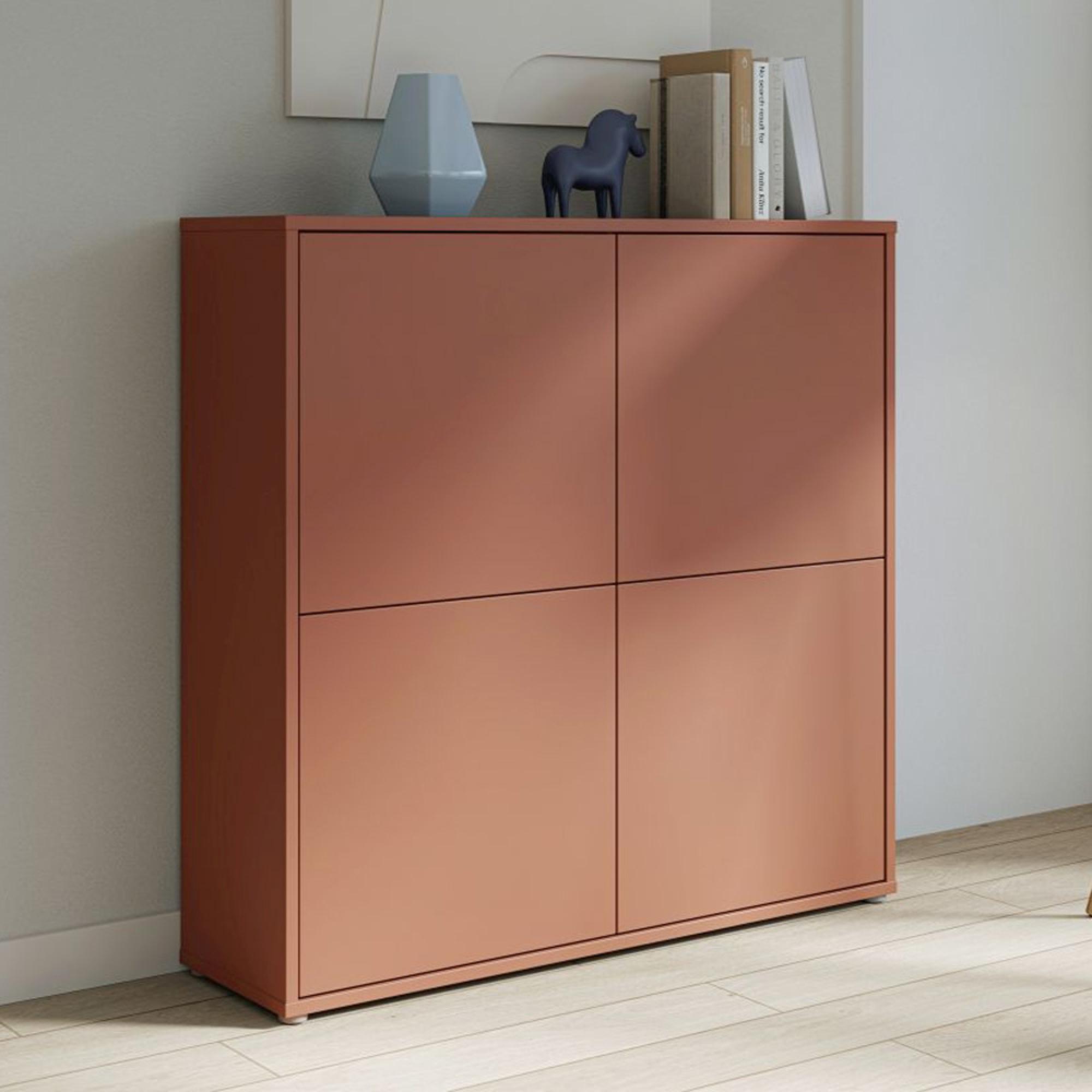 Alice Springs Storage Cabinet - 4 Door - Large - Terracotta