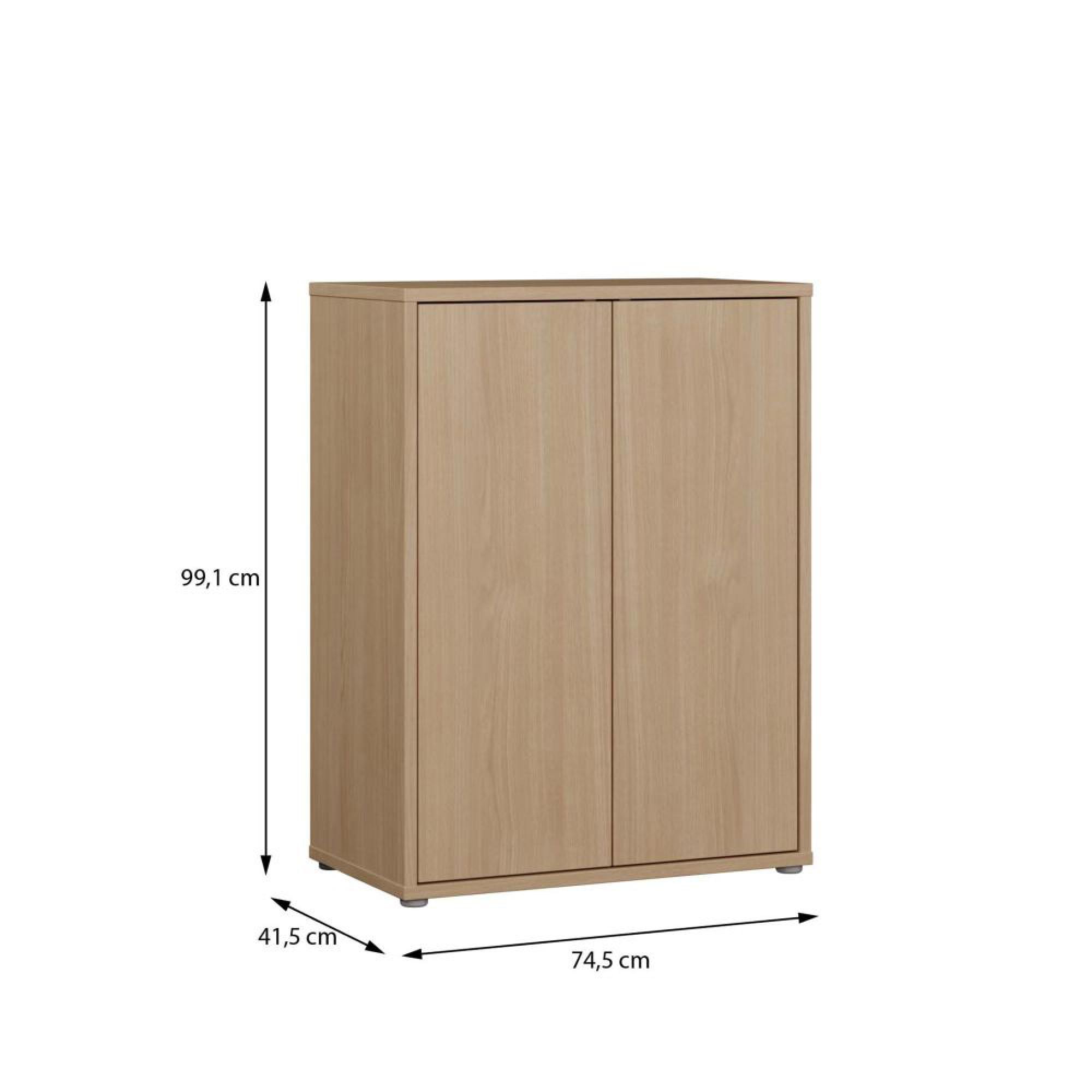 Alice Springs Cupboard - 2 Door - Elegancia Oak