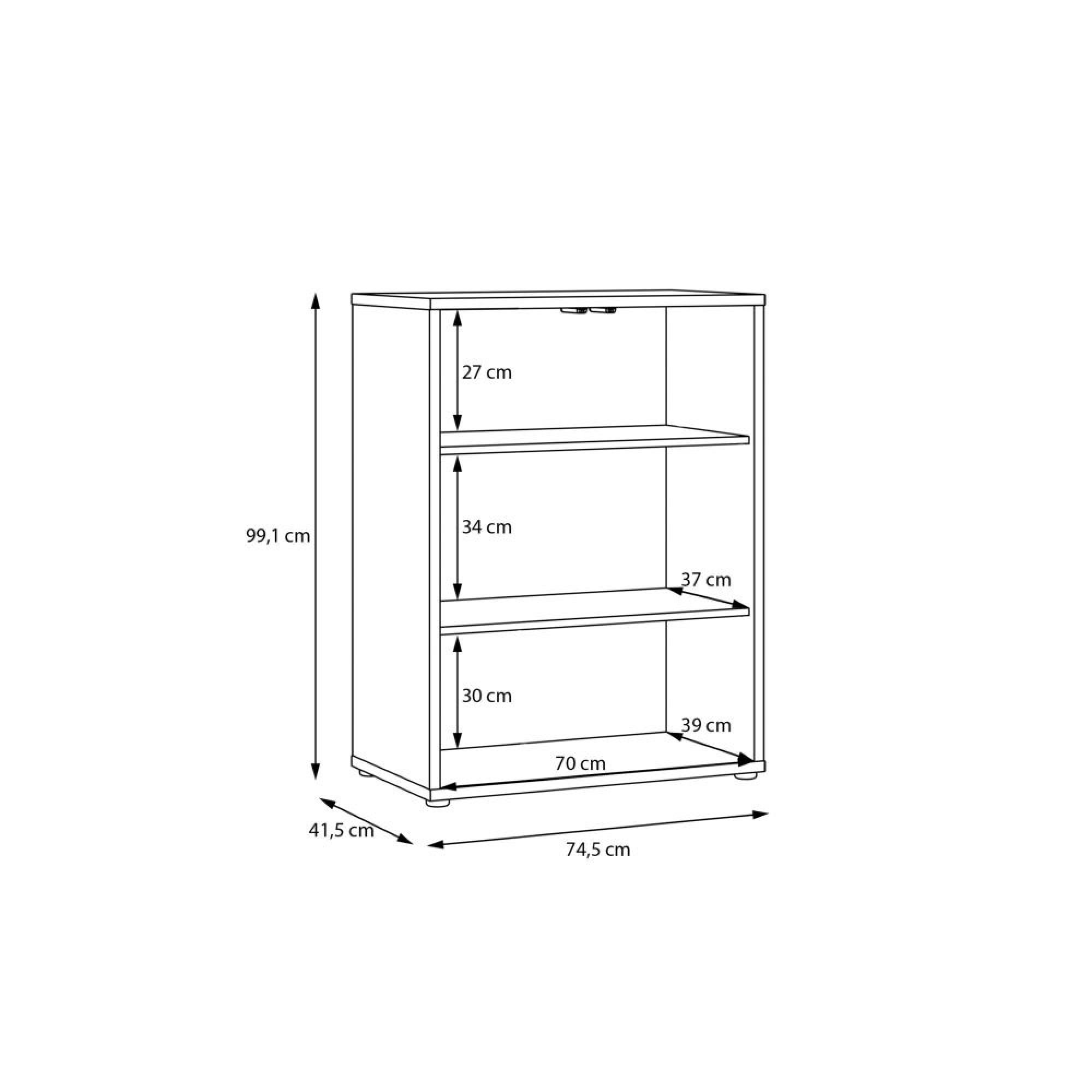 Alice Springs Cupboard - 2 Door - Elegancia Oak