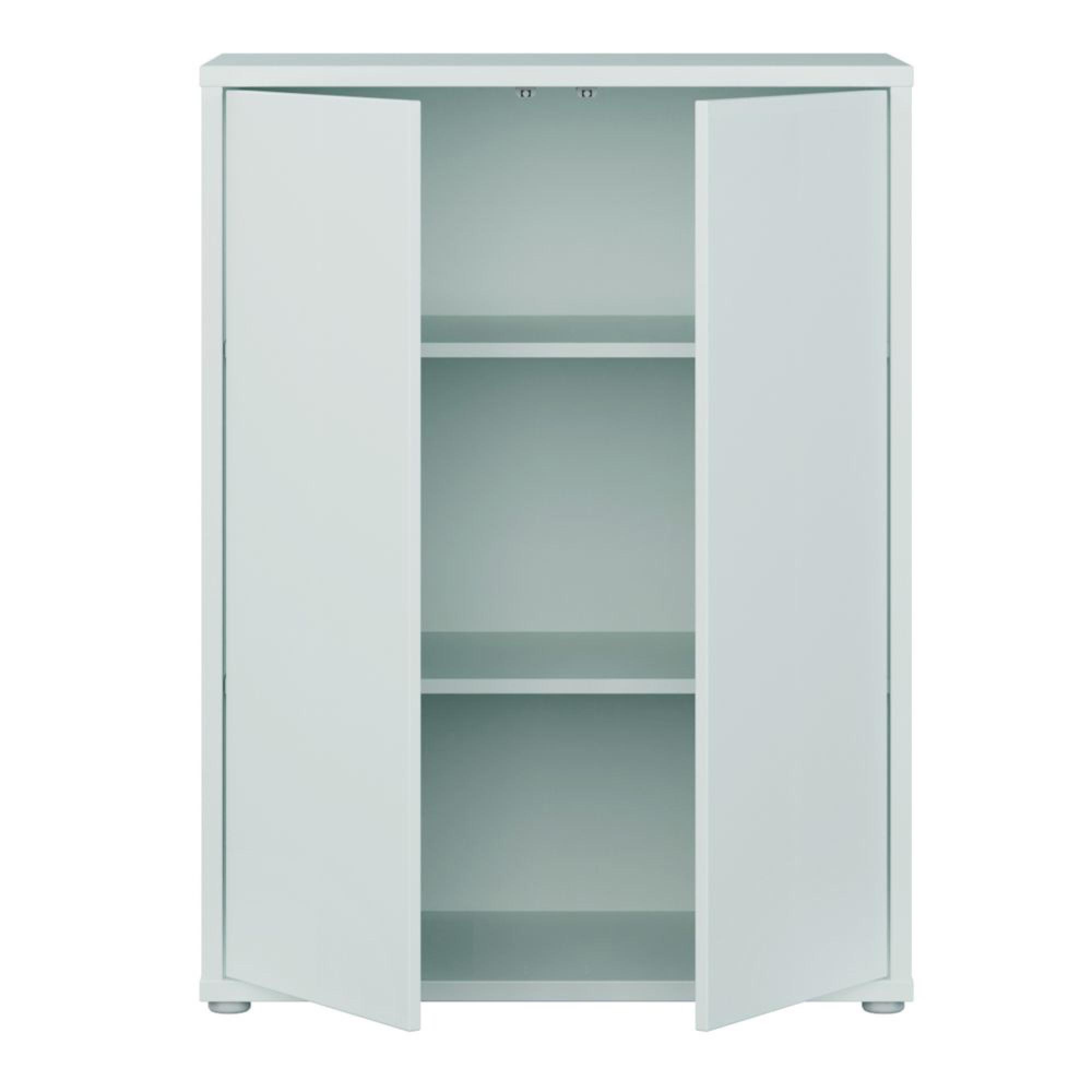 Alice Springs Cupboard - 2 Door - Light Grey