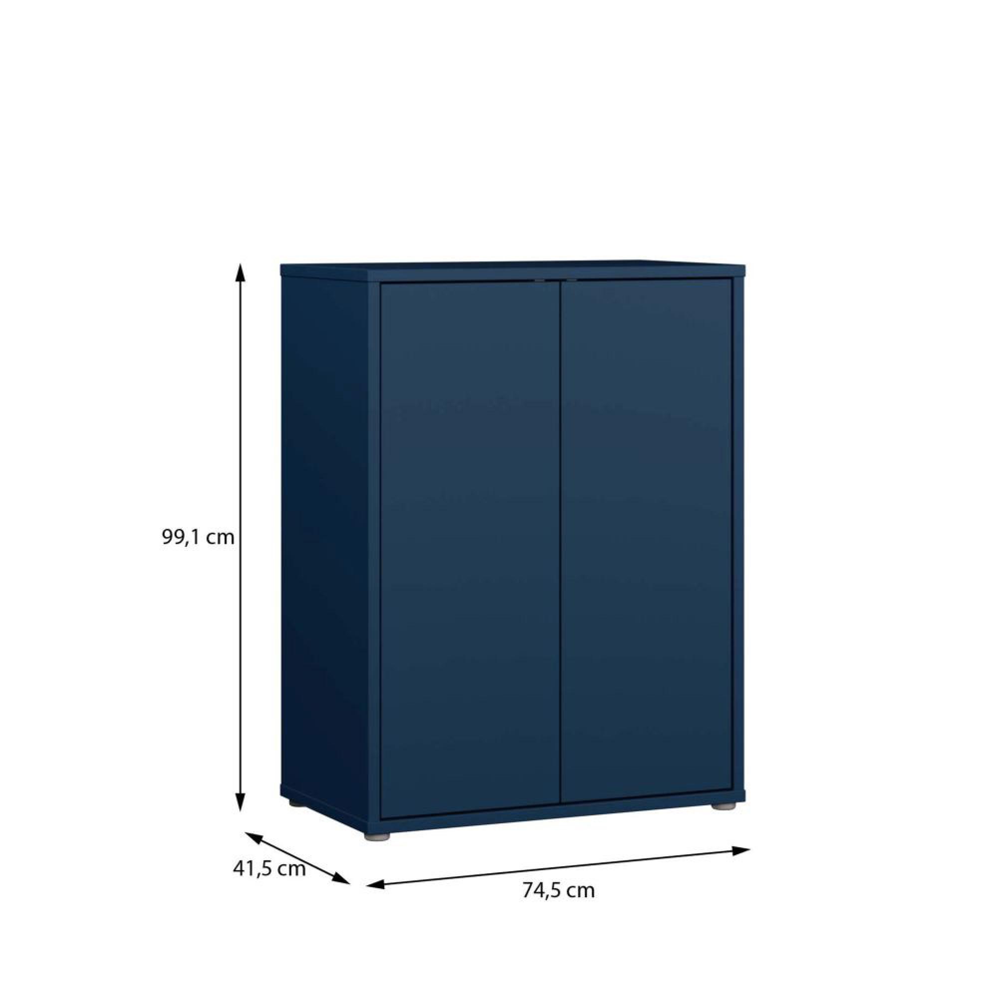 Alice Springs Cupboard - 2 Door - Night Blue