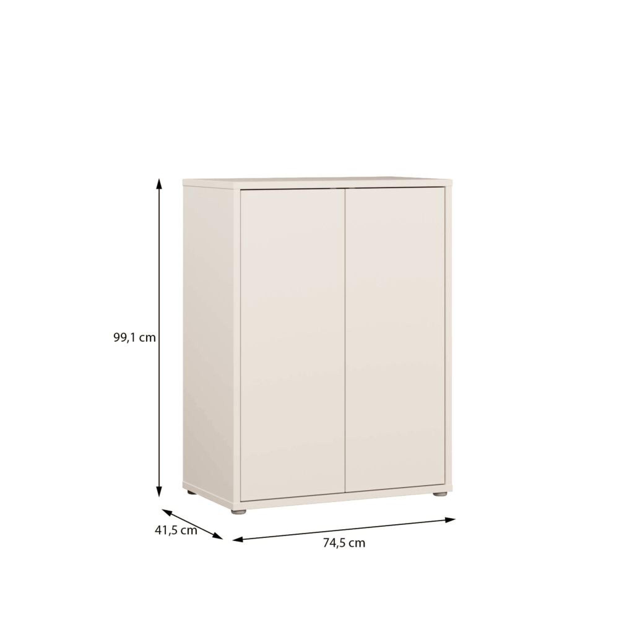 Alice Springs Cupboard - 2 Door - Sand