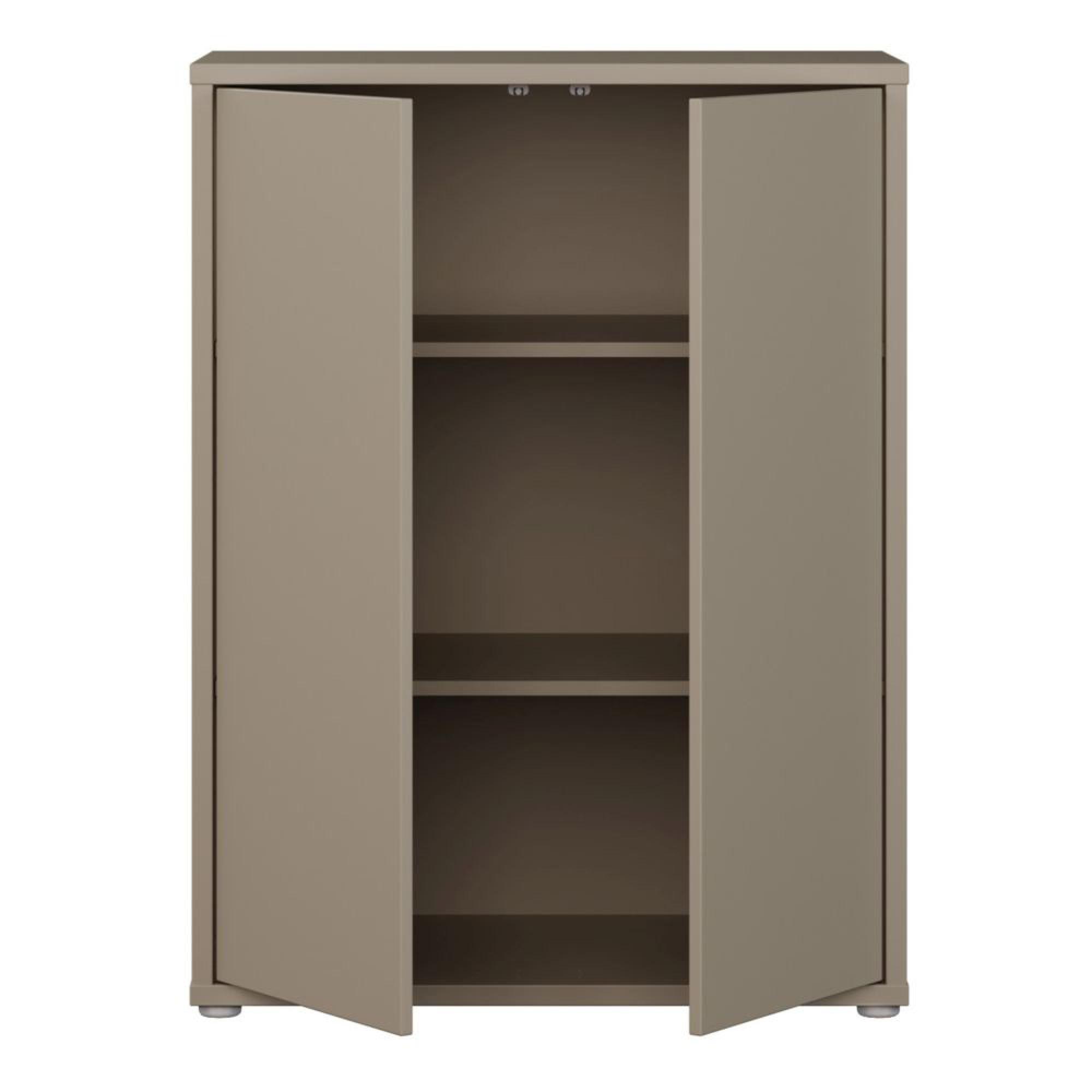 Alice Springs Cupboard - 2 Door - Taupe