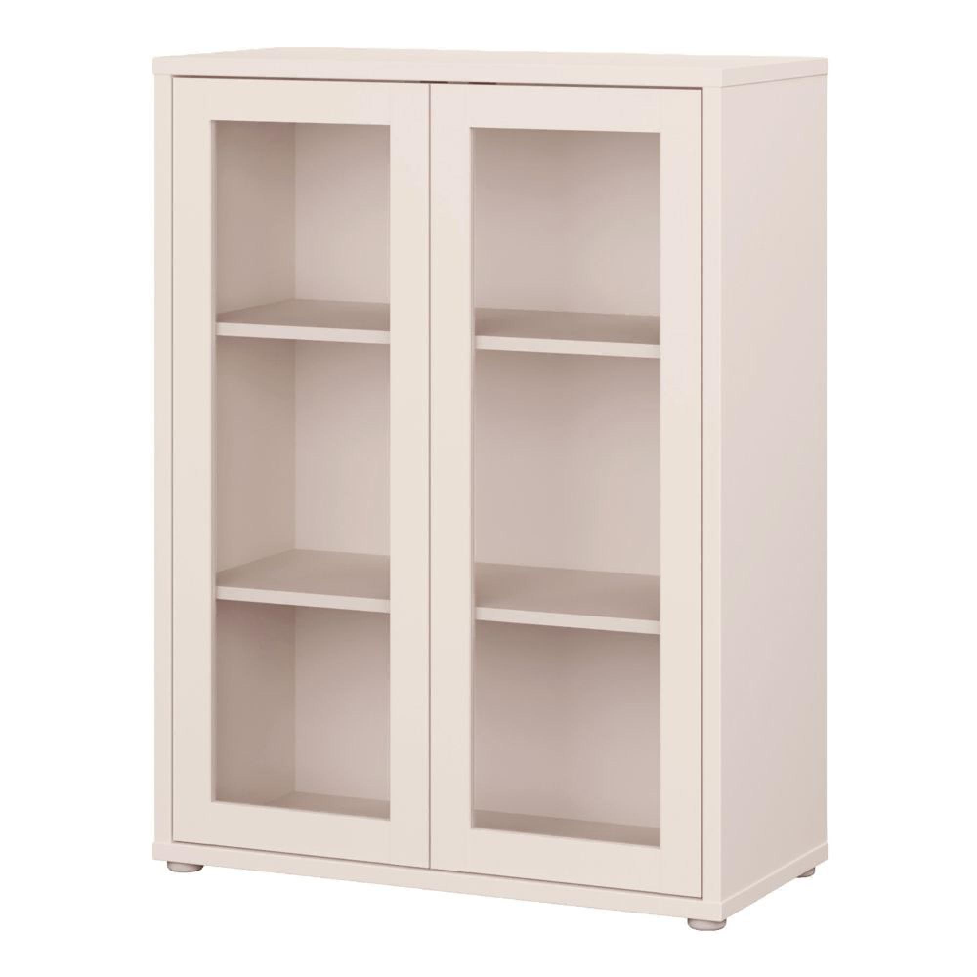 Alice Springs Cupboard - 2 Door - Glass - Sand
