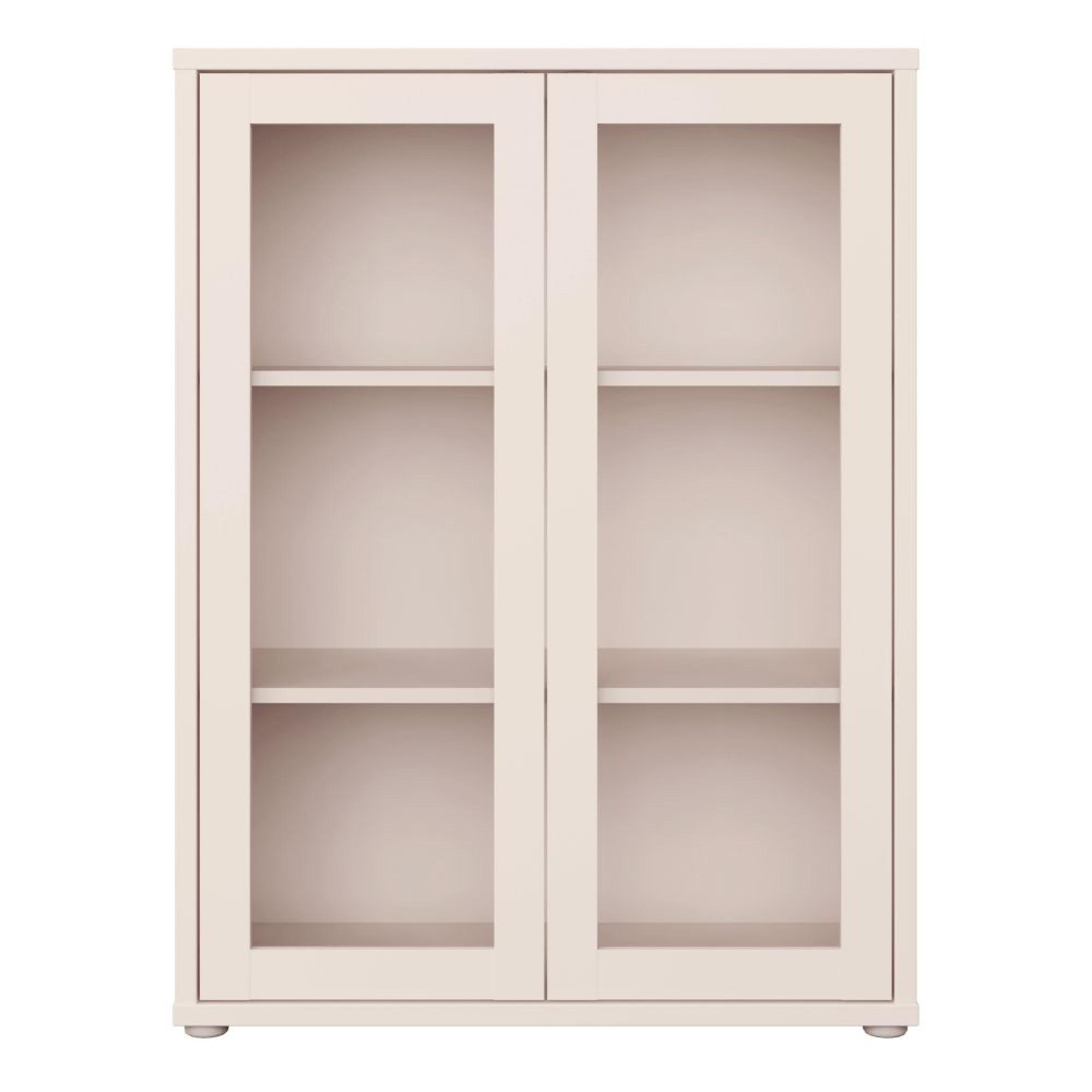 Alice Springs Cupboard - 2 Door - Glass - Sand