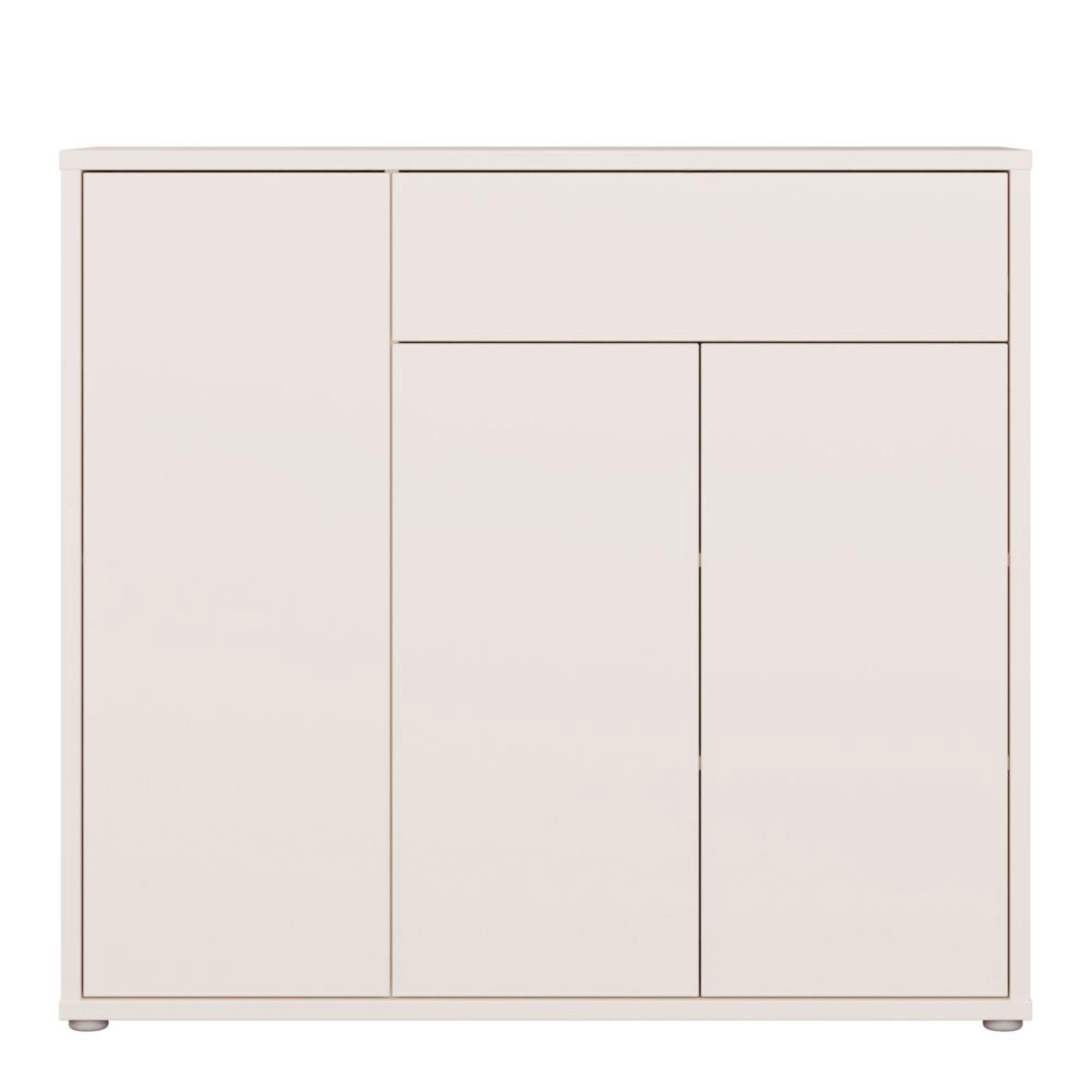 Alice Springs Storage Cabinet - 3 Door - 1 Drawer - Sand